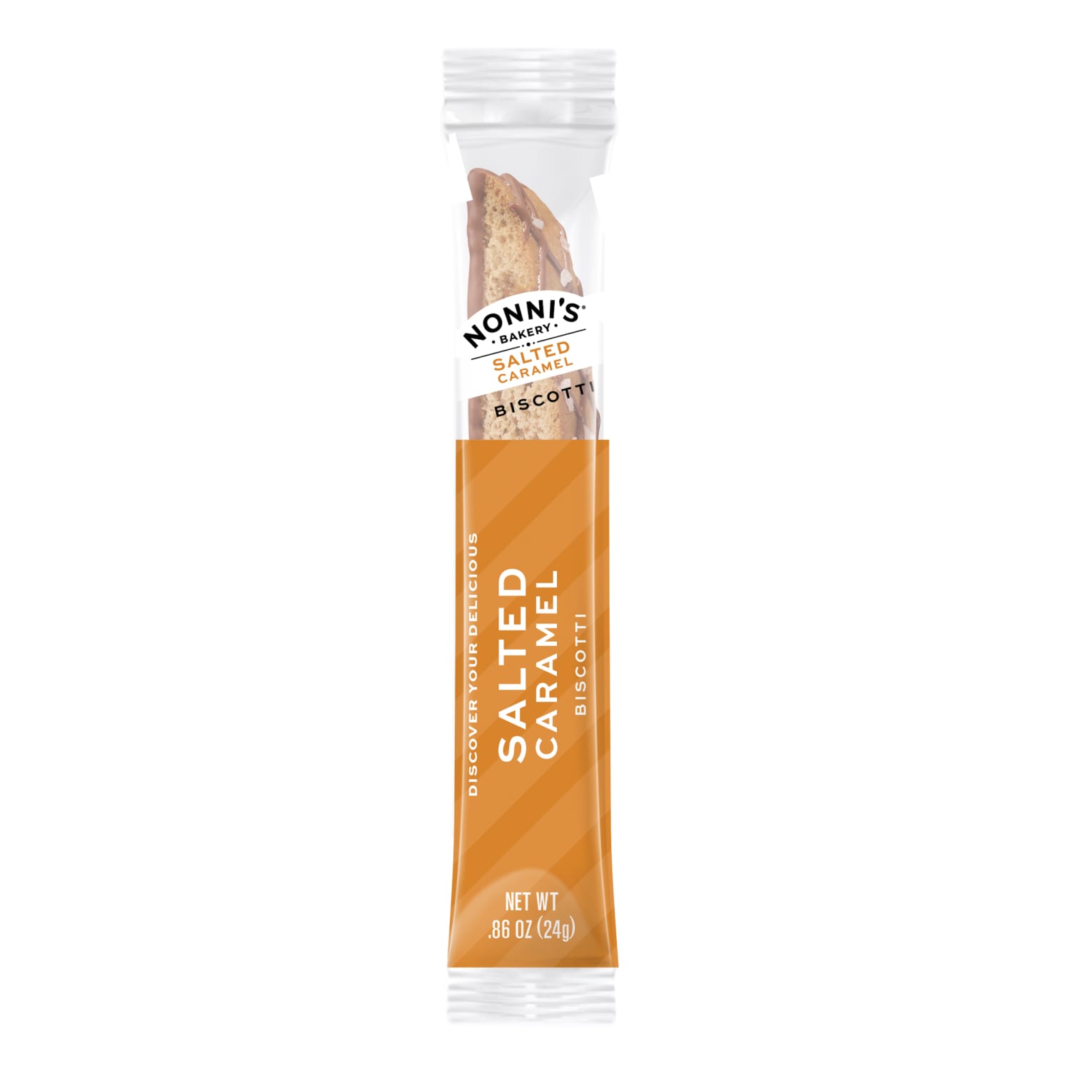 Nonnis Salted Caramel Biscotti Cookie Box, Box Of 25 Biscotti - Image 4