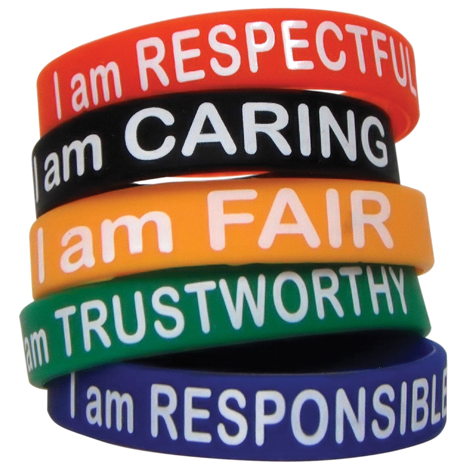 Teacher Created Resources Character Traits Wristband Pack, 10 Per Pack, Set Of 6 Packs - Image 3
