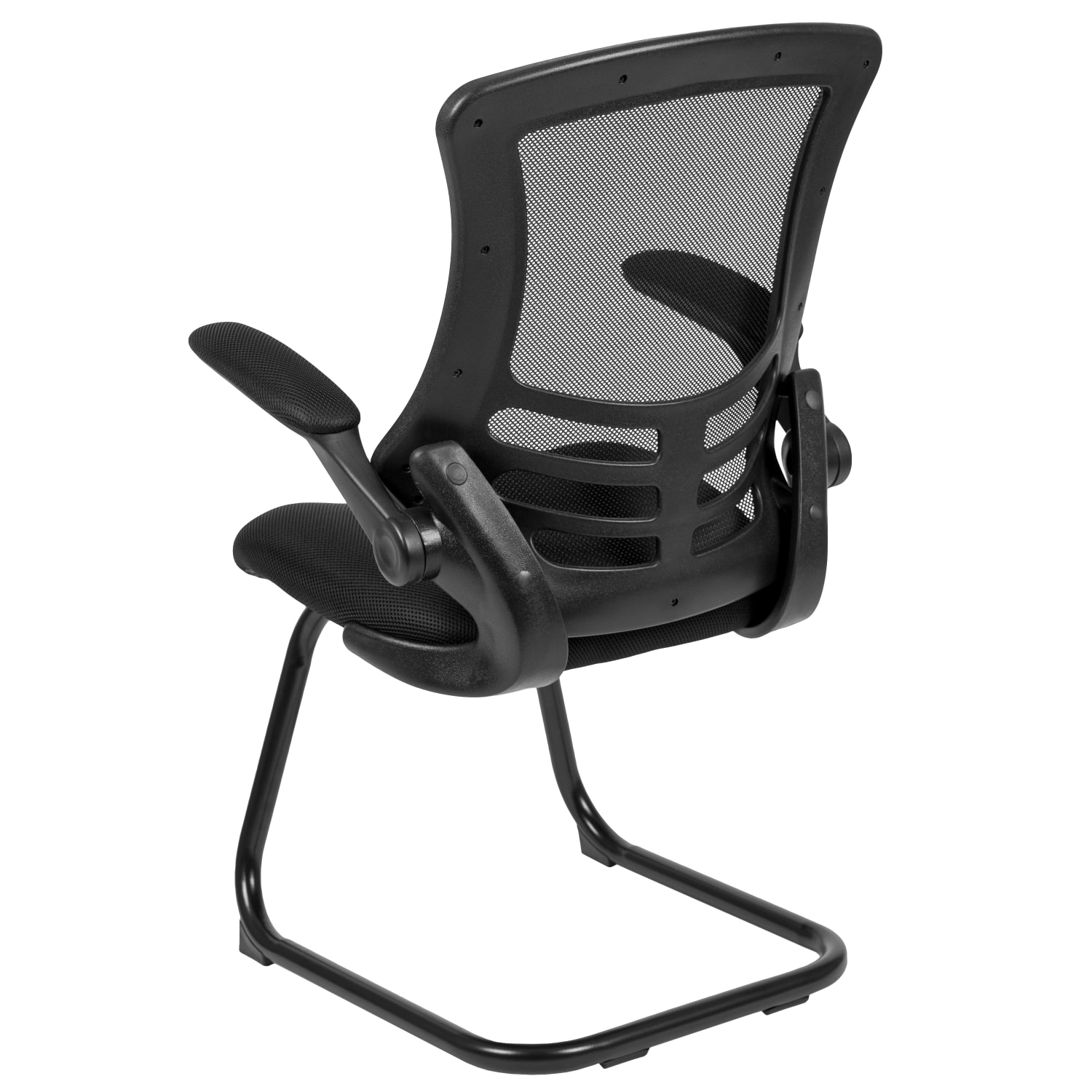 Flash Furniture Mid Back Mesh Side Reception Chair BlackBlack PopularChairscom