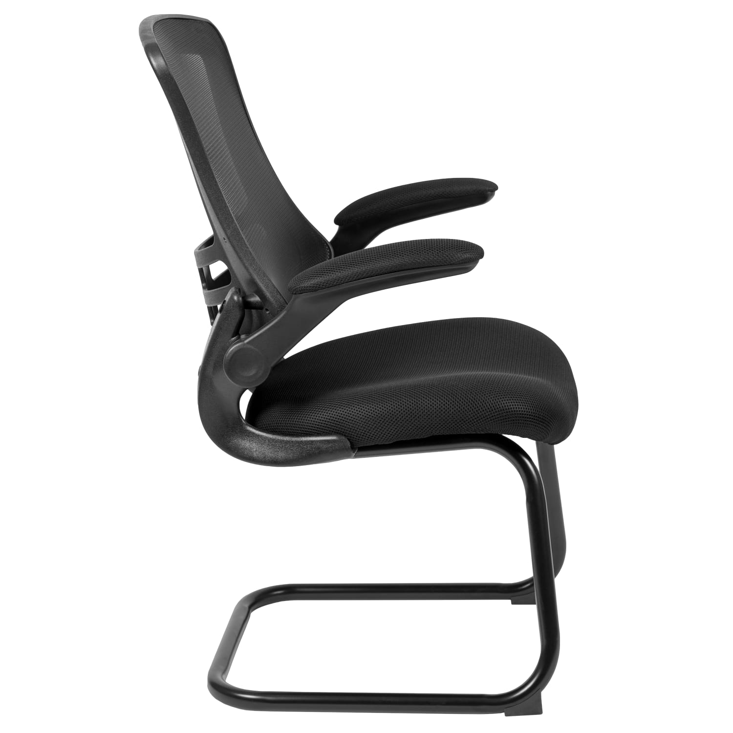 Flash Furniture Mid Back Mesh Side Reception Chair BlackBlack PopularChairscom