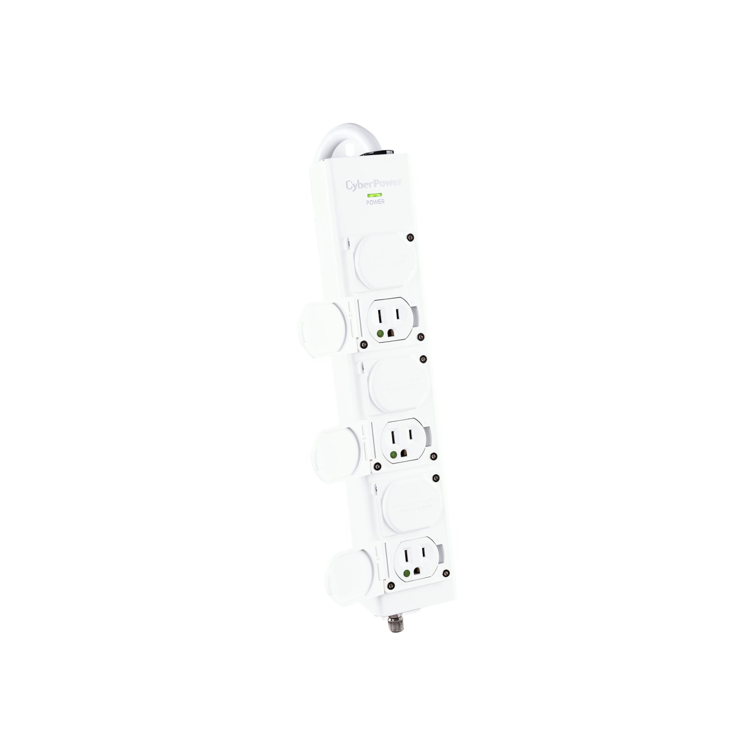 CyberPower Medical Grade MPV615P - Power strip - AC 100-125 V - input: NEMA 5-15P - output connectors: 6 (6 x NEMA 5-15R) - 16.4 ft cord - Image 4