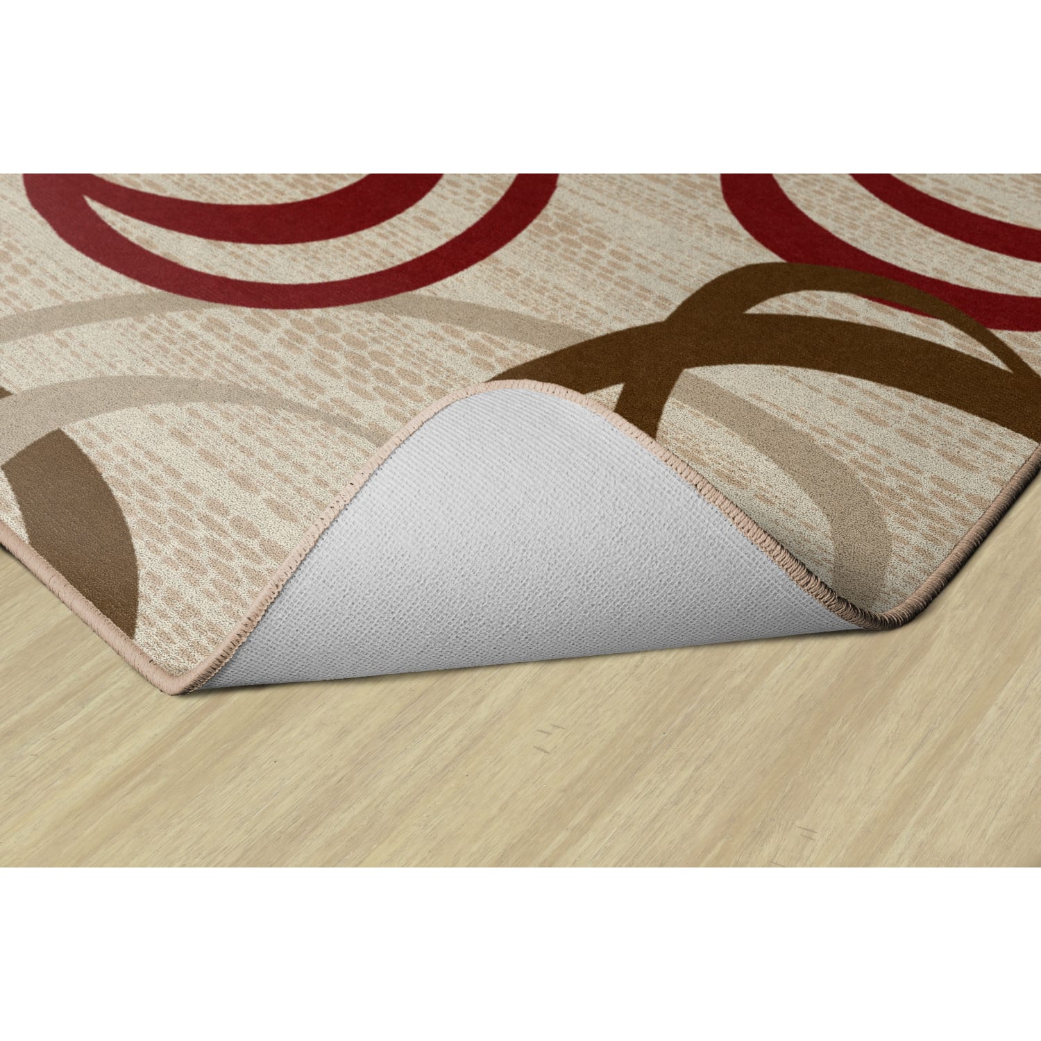 Flagship Carpets Printed Rug, Duo, 6ftH x 9ftW, Pearl - Image 5