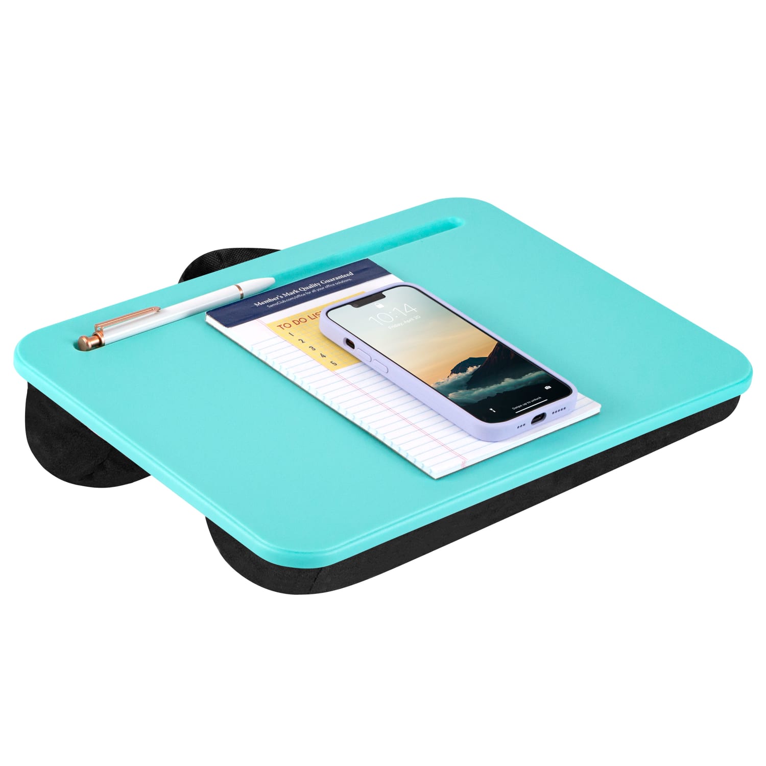 LapGear Compact Lap Desks, Aqua Sky, Pack Of 12 Desks - Image 3