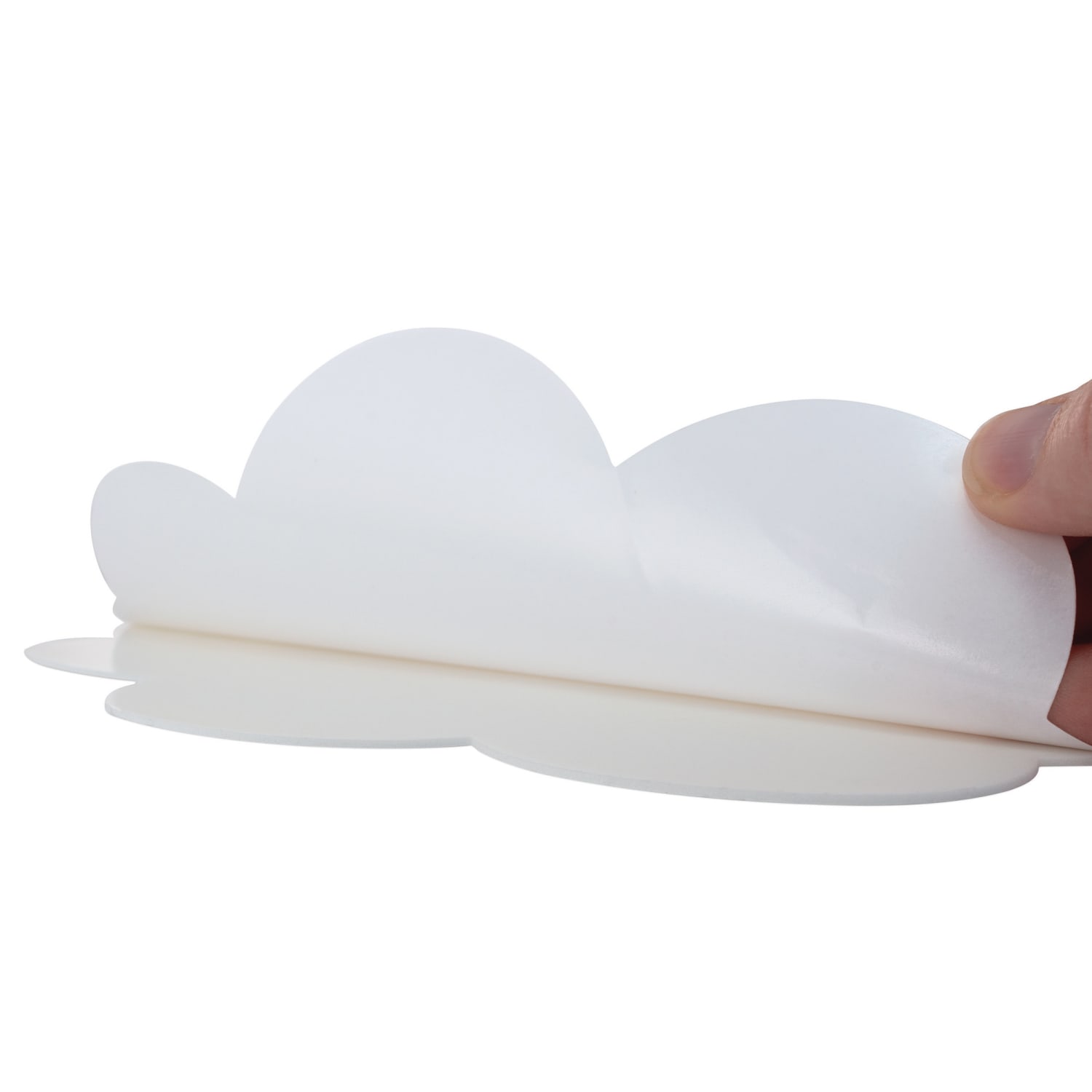 Pacon Self-Stick Dry-Erase Notes, 7in x 10in Clouds, White, Pack Of 10 Notes - Image 4