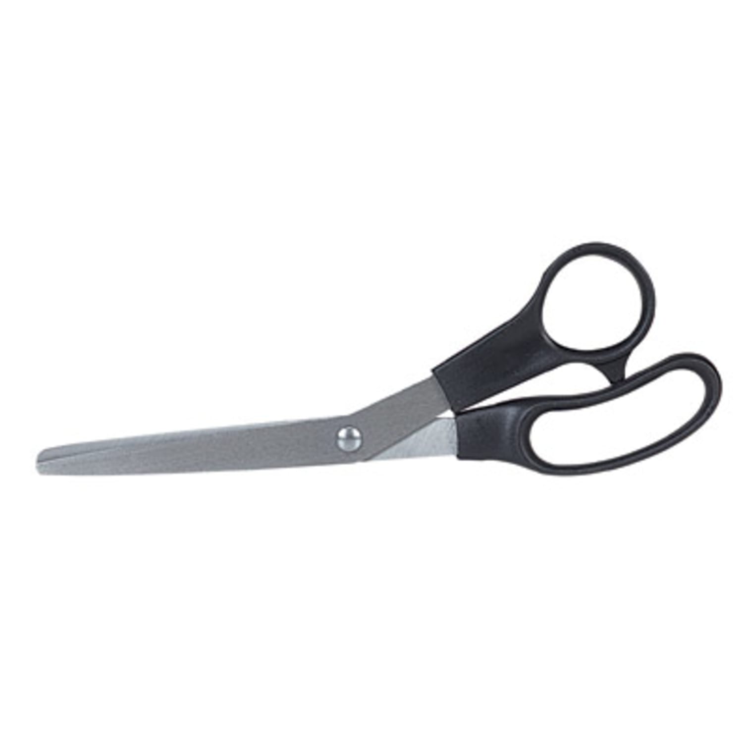 Westcott All Purpose 8in Scissors - 3.50in Cutting Length - 8in Overall Length - Left/Right - Stainless Steel - Pointed Tip - Black - 1 Each