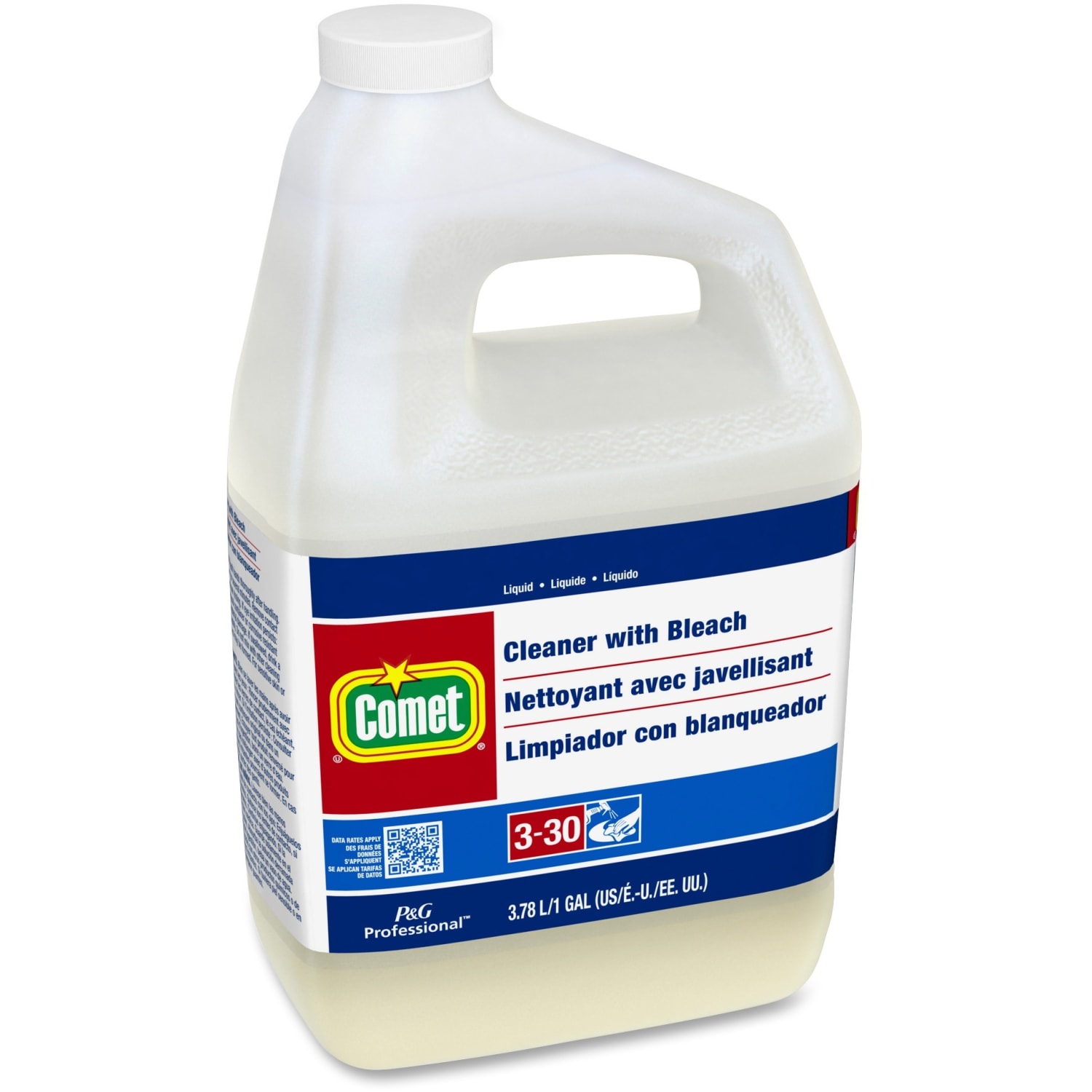 Comet Liquid Cleaner With Bleach, 128 Oz, Red, Carton Of 3 Jugs - Image 3