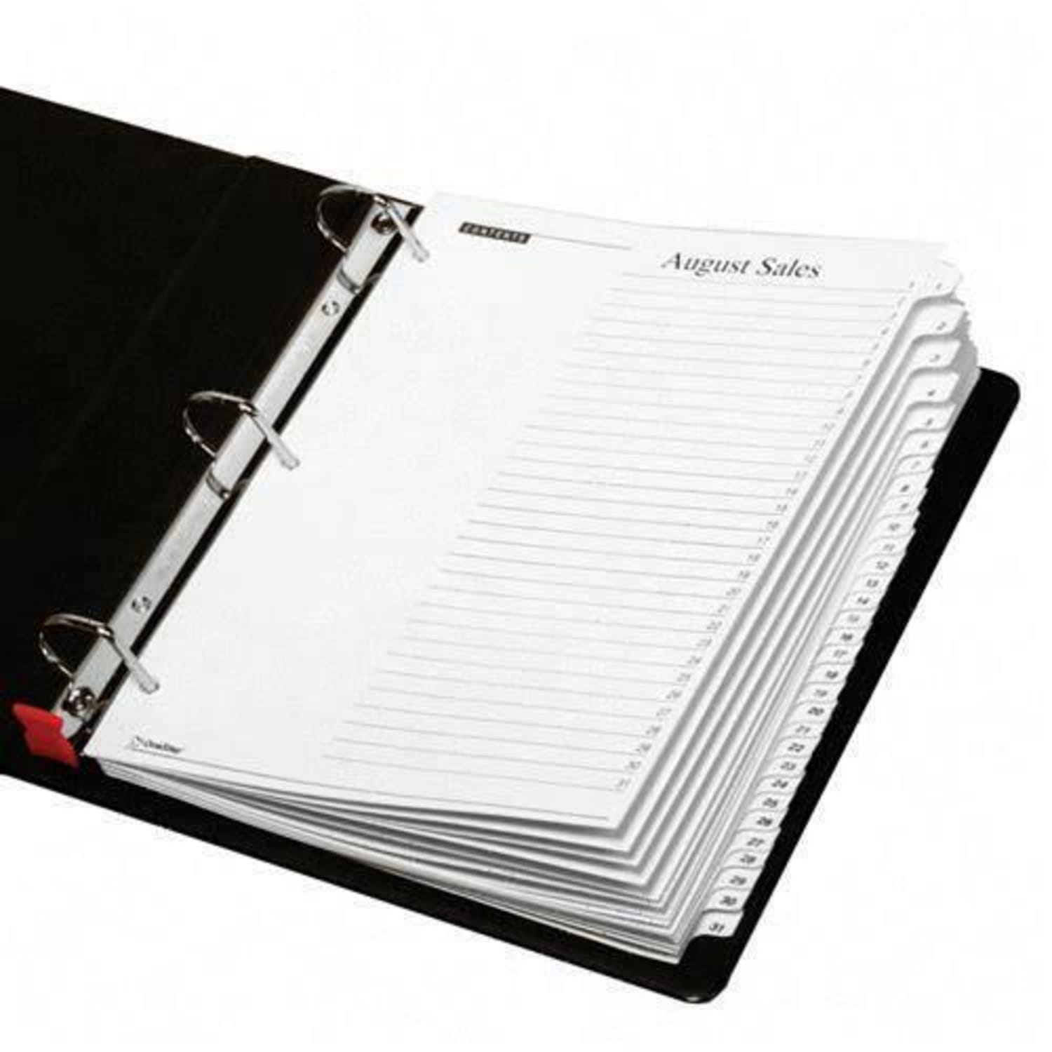 Cardinal OneStep Index System, 1-31 Tab/Index, Clear