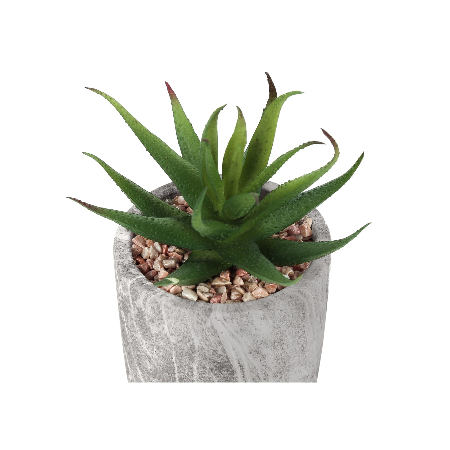 Monarch Specialties Tianna 14inH Artificial Plants With Pots, 7inH x 5inW x 5inD, Green, Set Of 2 Plants - Image 4