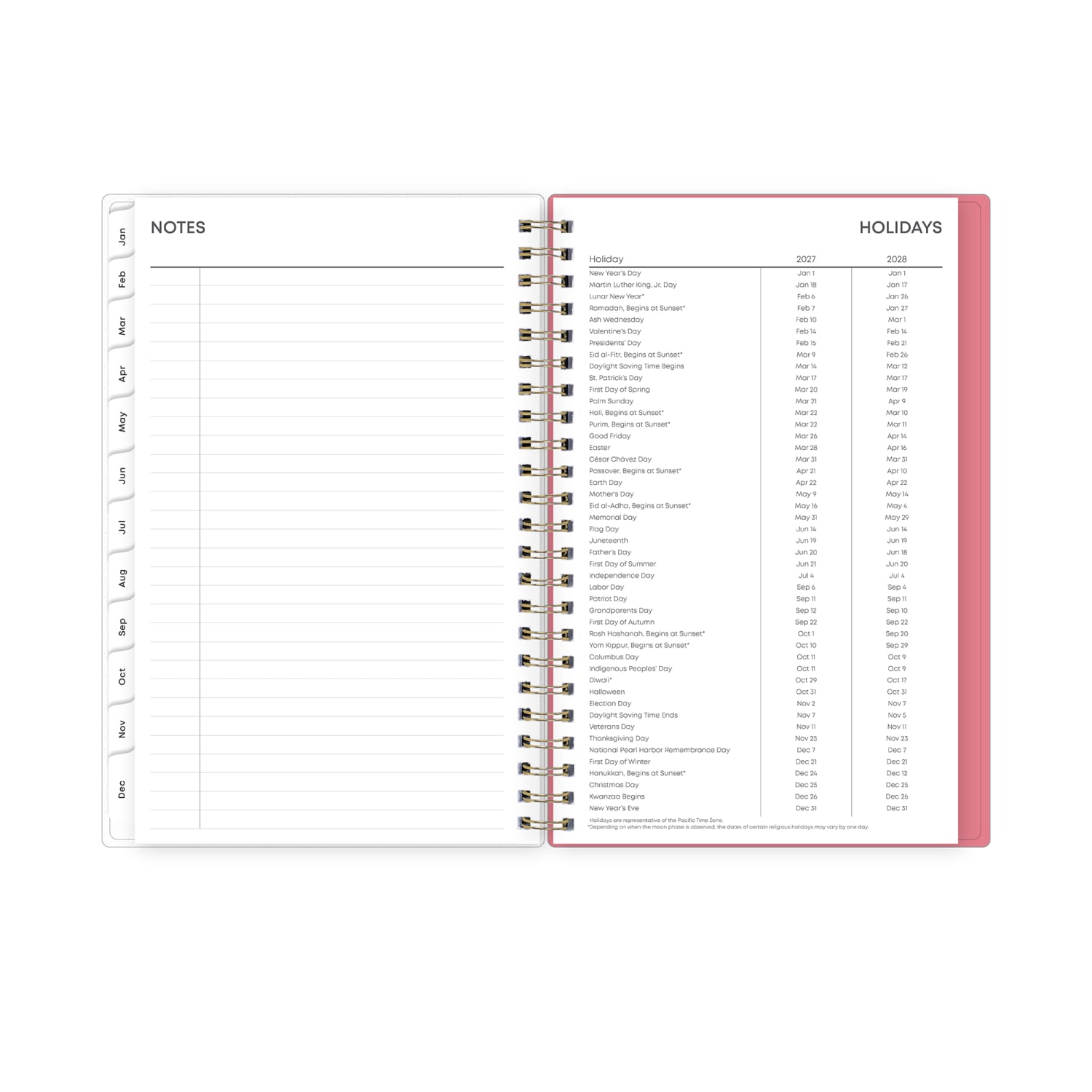 2027 Blue Sky Fly By Weekly/Monthly Planning Calendar, 5x8, 0%, Frosted PP, Jan-Dec, RY27 - Image 6