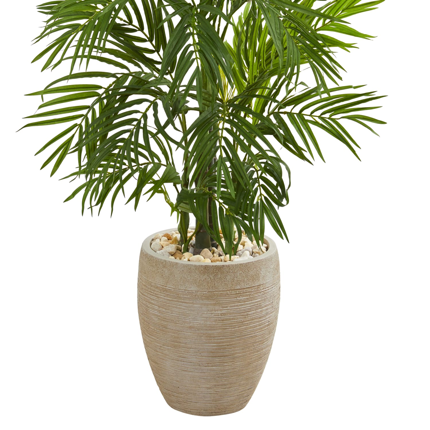 Nearly Natural Areca Palm 60inH Artificial Tree With Planter, 60inH x 31inW x 25inD, Green, 5642 - Image 4