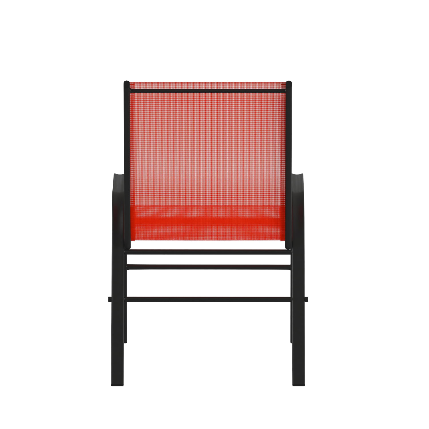 Flash Furniture Brazos Series Outdoor Furniture Stack Chairs RedBlack Pack Of 4 Chairs PopularChairscom