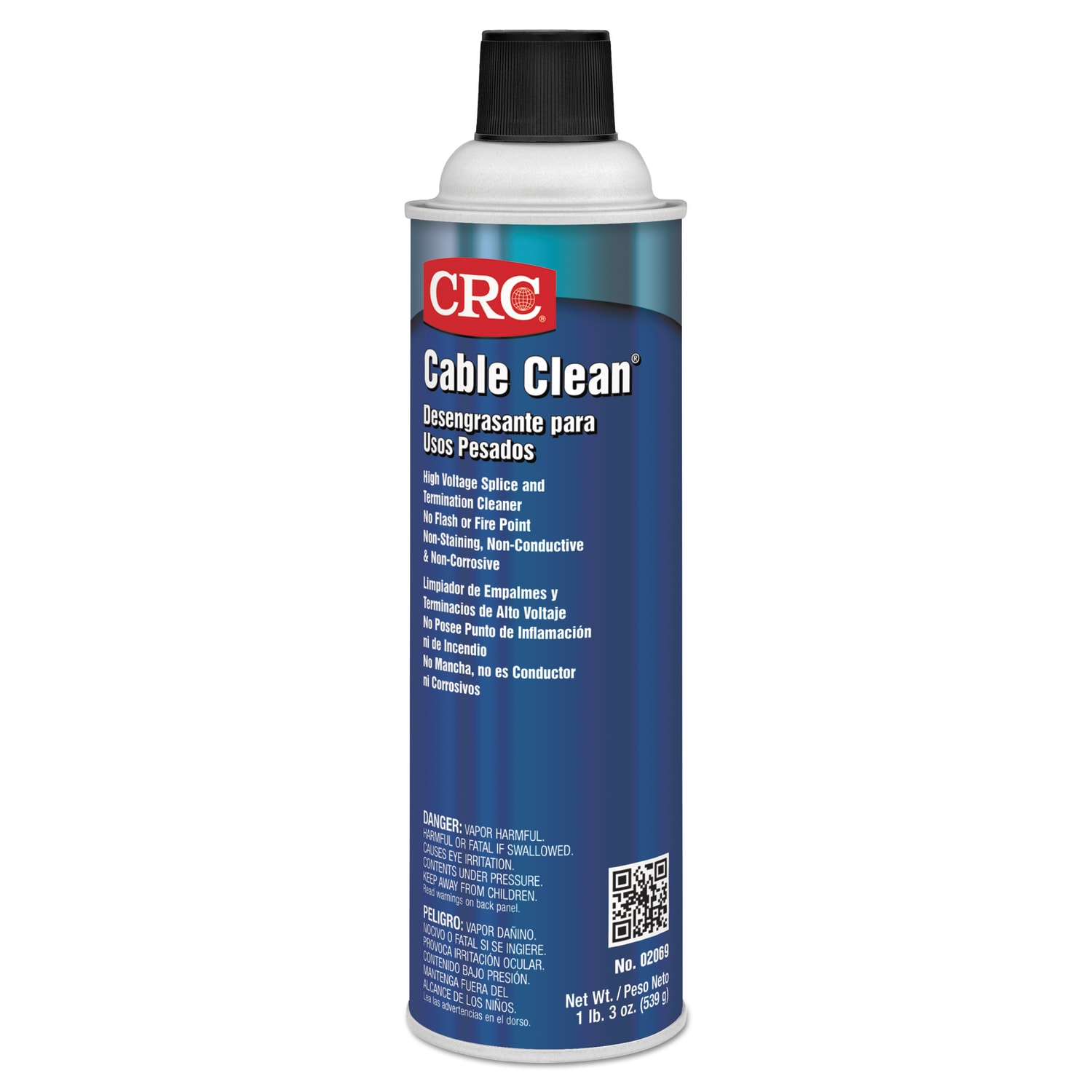 CRC Cable Clean High Voltage Splice Cleaner, 20 Oz Can, Case Of 12 - Image 4