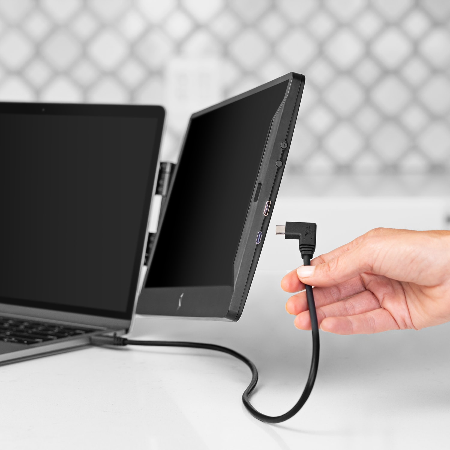 SideTrak Swivel Series 14in Full HD LCD Monitor, Portable, Magnetic Mount, Patented 360 deg. Swivel - Image 6