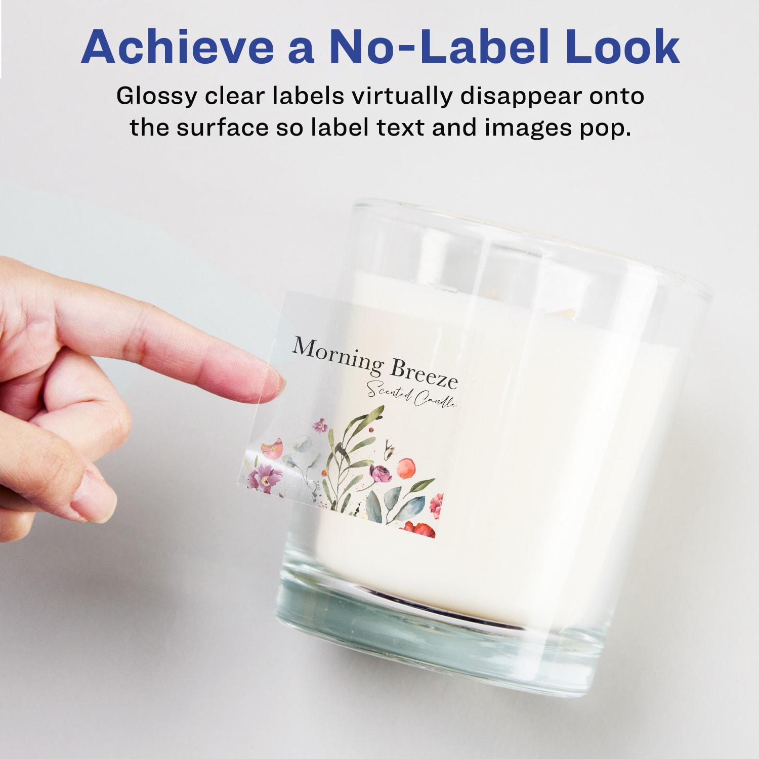 Avery Glossy Permanent Labels With Sure Feed, 94107-CGF25, Square, 2in x 2in, Clear, Pack Of 300 - Image 3