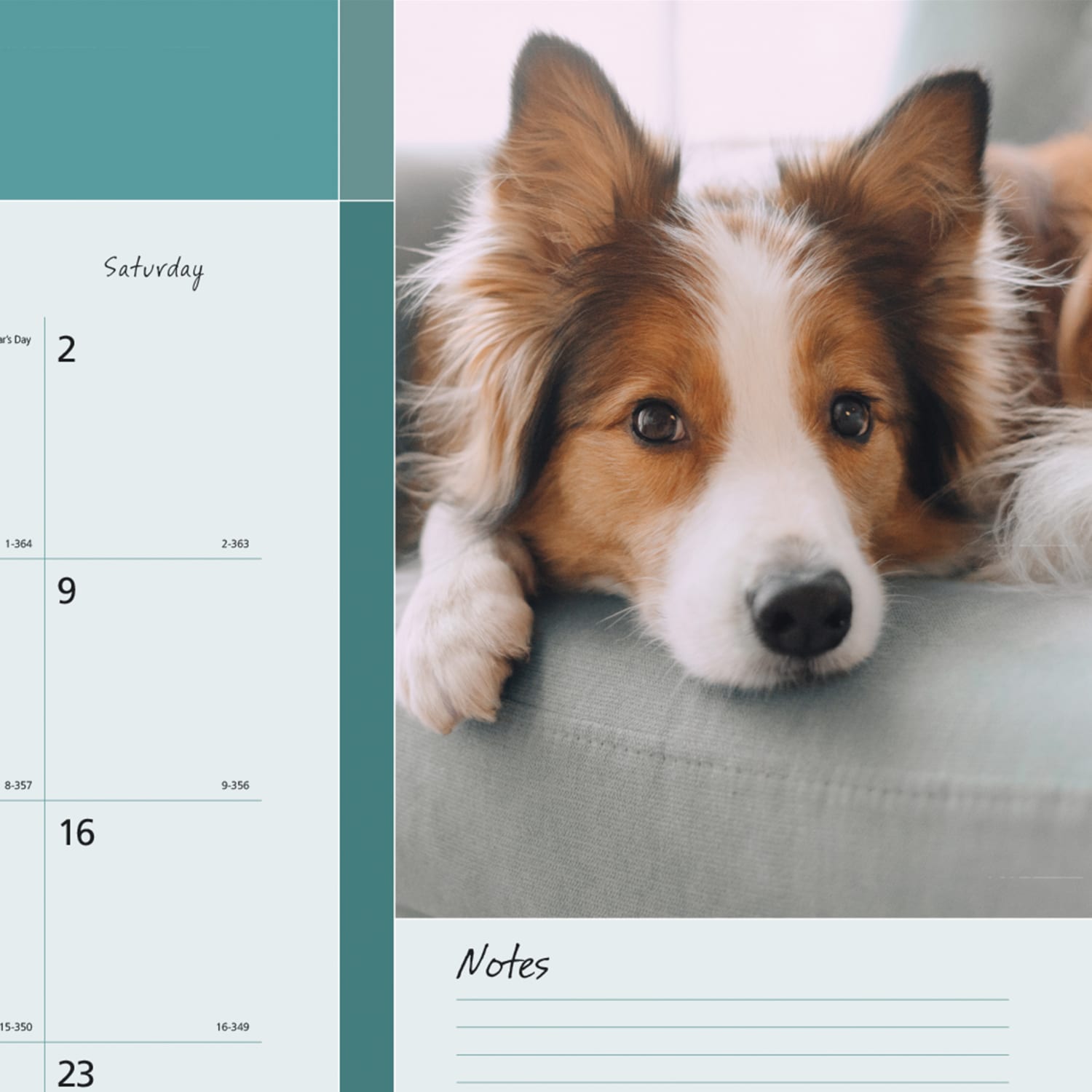 2027 Blueline Colorful Monthly Desk Pad Calendar, 22in x 17in, Best Friends, January To December, C194116, Total Qty 1 - Image 5