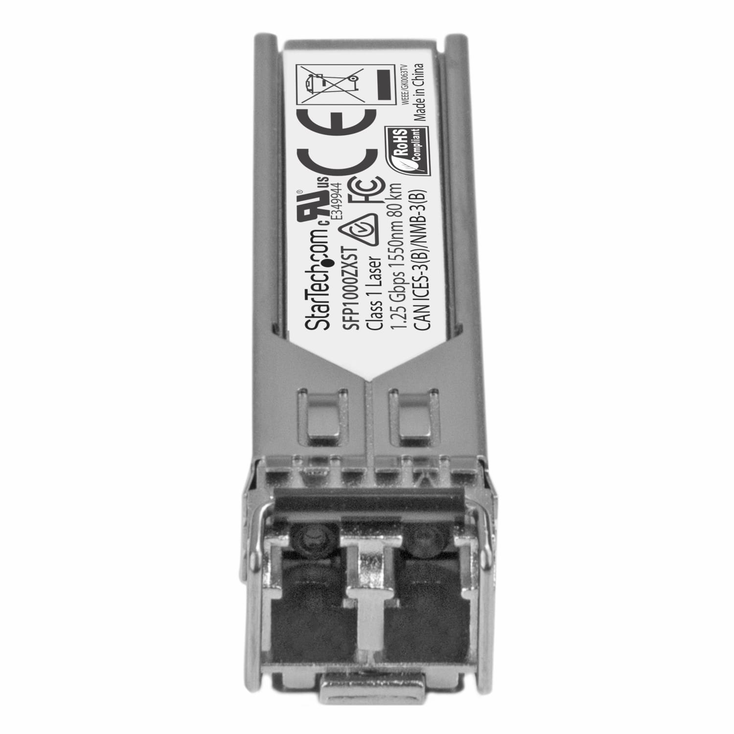 StarTech.com 1000BASE-ZX MSA Compliant SFP Module - LC Connector - Fiber SFP Transceiver - Lifetime Warranty - SFP1000ZXST - Image 3