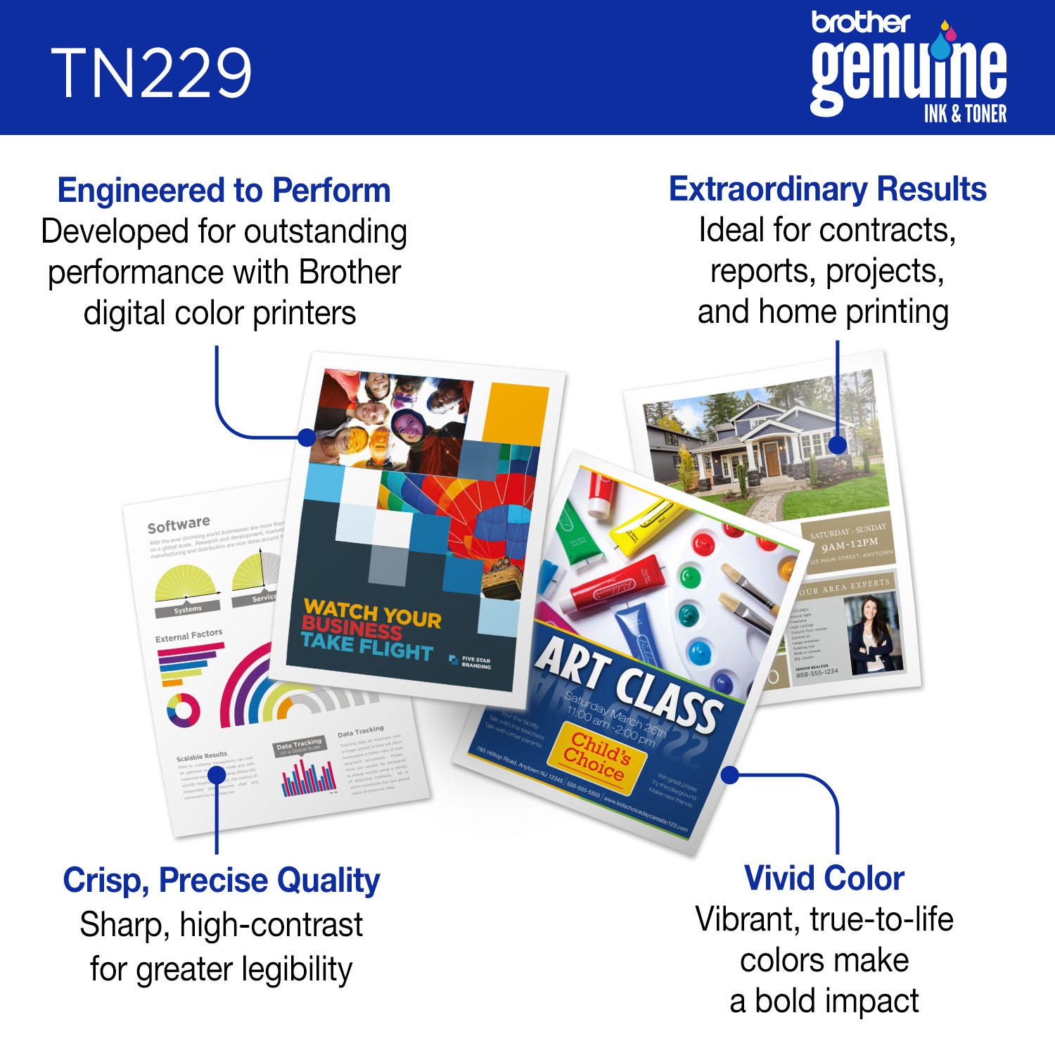 Brother TN229 Black Standard Yield Toner Cartridge (TN229BK) - Image 4