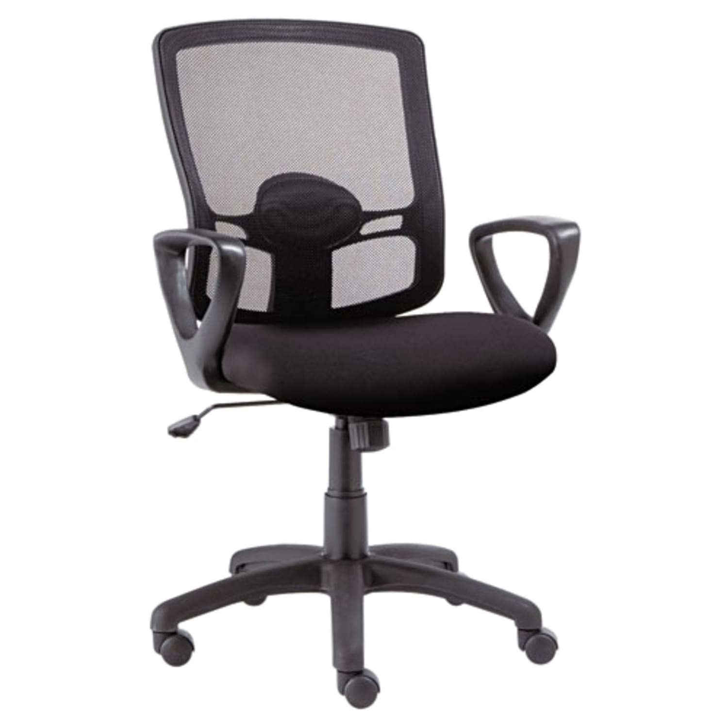 Alera Etros Series Mesh Mid Back SwivelTilt Chair  Black Seat Color  Mesh Fabric Seat Material  Black Back Color  0 PopularChairscom