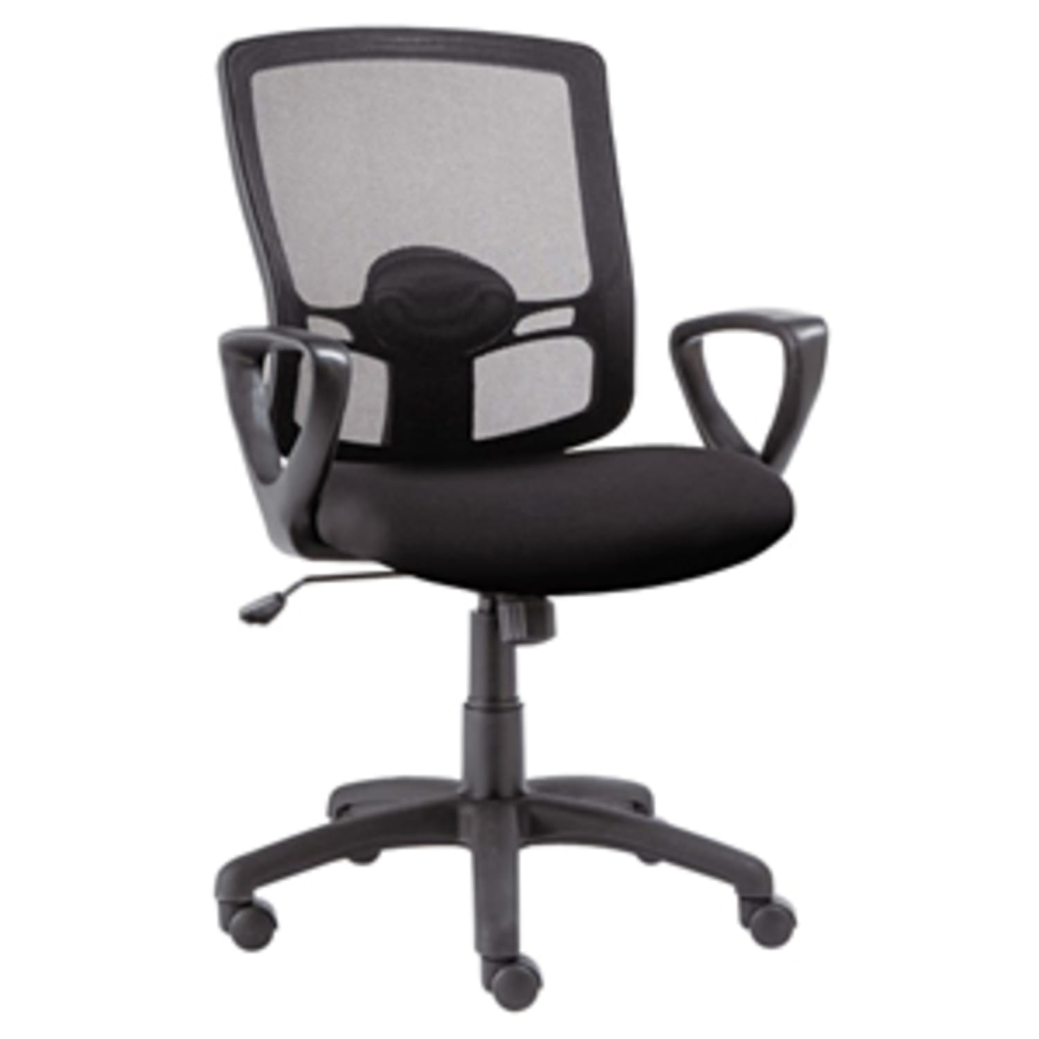 Alera Etros Series Mesh Mid Back SwivelTilt Chair  Black Seat Color  Mesh Fabric Seat Material  Black Back Color  0 PopularChairscom