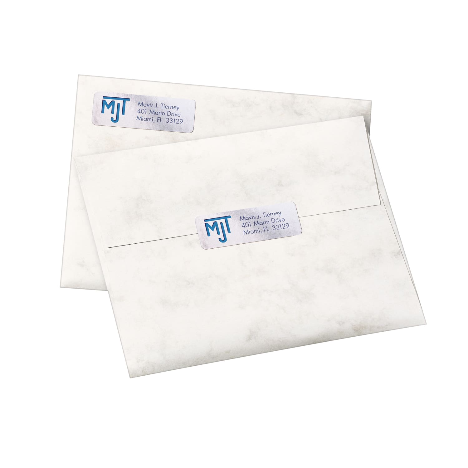 Avery Permanent Inkjet Foil Mailing Labels, 8986, 3/4in x 2 1/4in, Silver, Pack Of 300 - Image 3