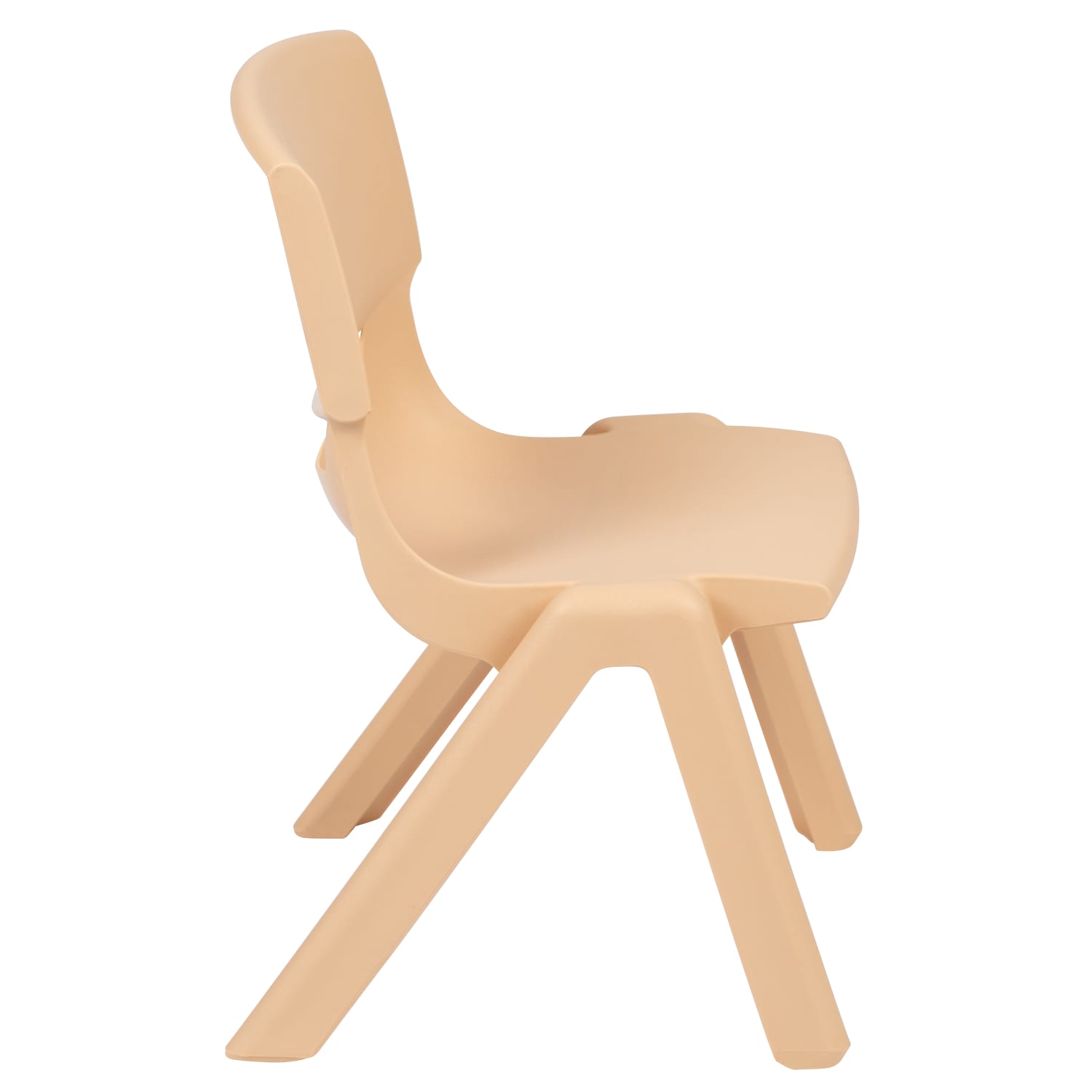 Flash Furniture Plastic Stackable School Chairs With 10-1/2in Seat Height, Natural, Set Of 2 Chairs - Image 10