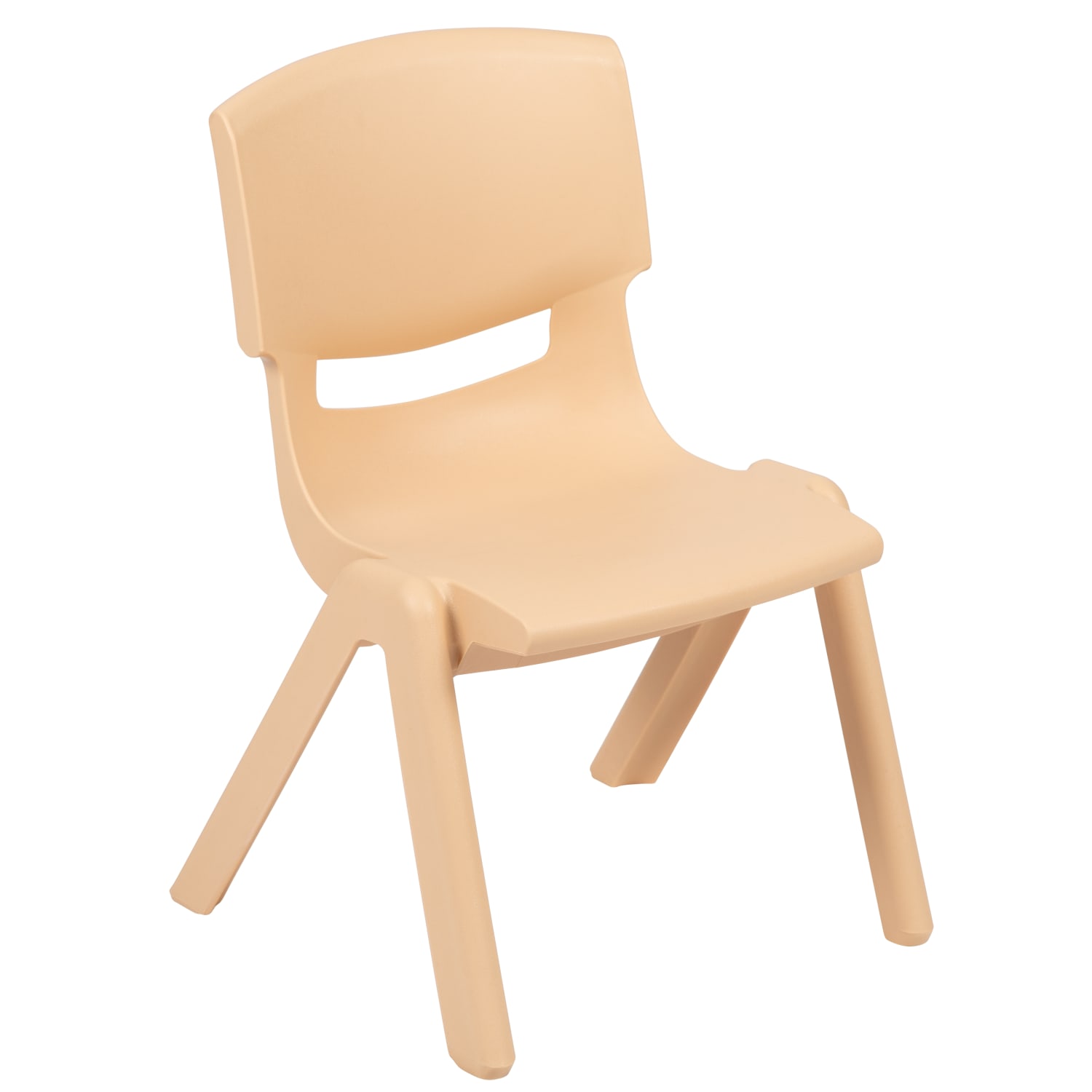 Flash Furniture Plastic Stackable School Chairs With 10-1/2in Seat Height, Natural, Set Of 2 Chairs - Image 12