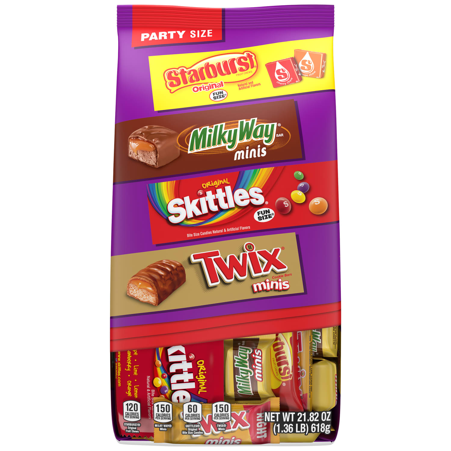 Mars Mixed Chocolate Sugar Variety Minis, 21.82 Oz