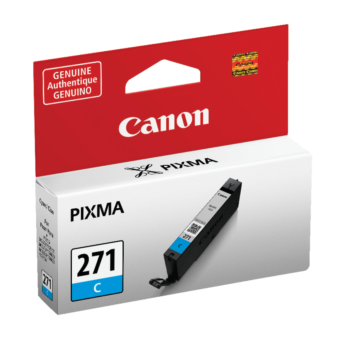 Canon CLI-271 Cyan Ink Tank, 0391C001 - Image 3
