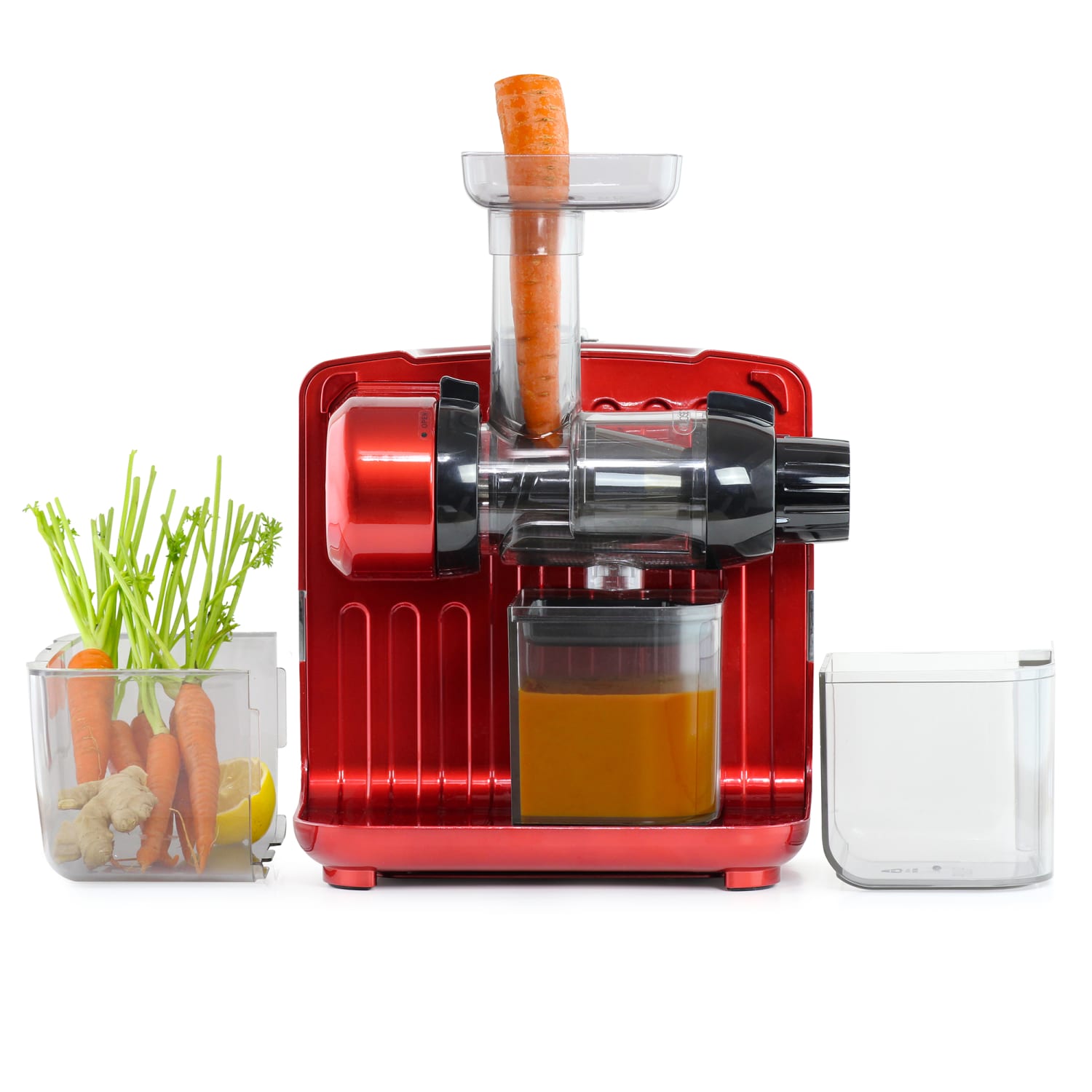 Omega Cold Press 365 Cube-Style Slow Juicer, Red - Image 6