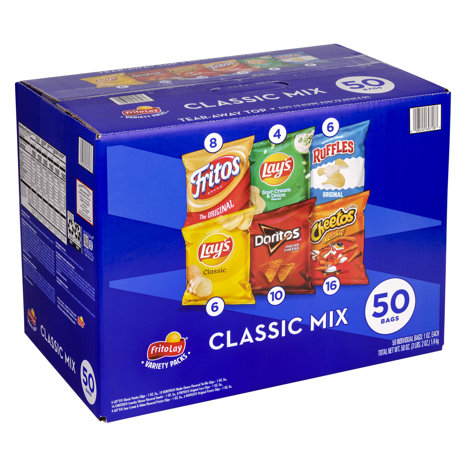 Frito-Lay Classic Variety Pack, 1 Oz, Pack Of 50 Bags - Image 4