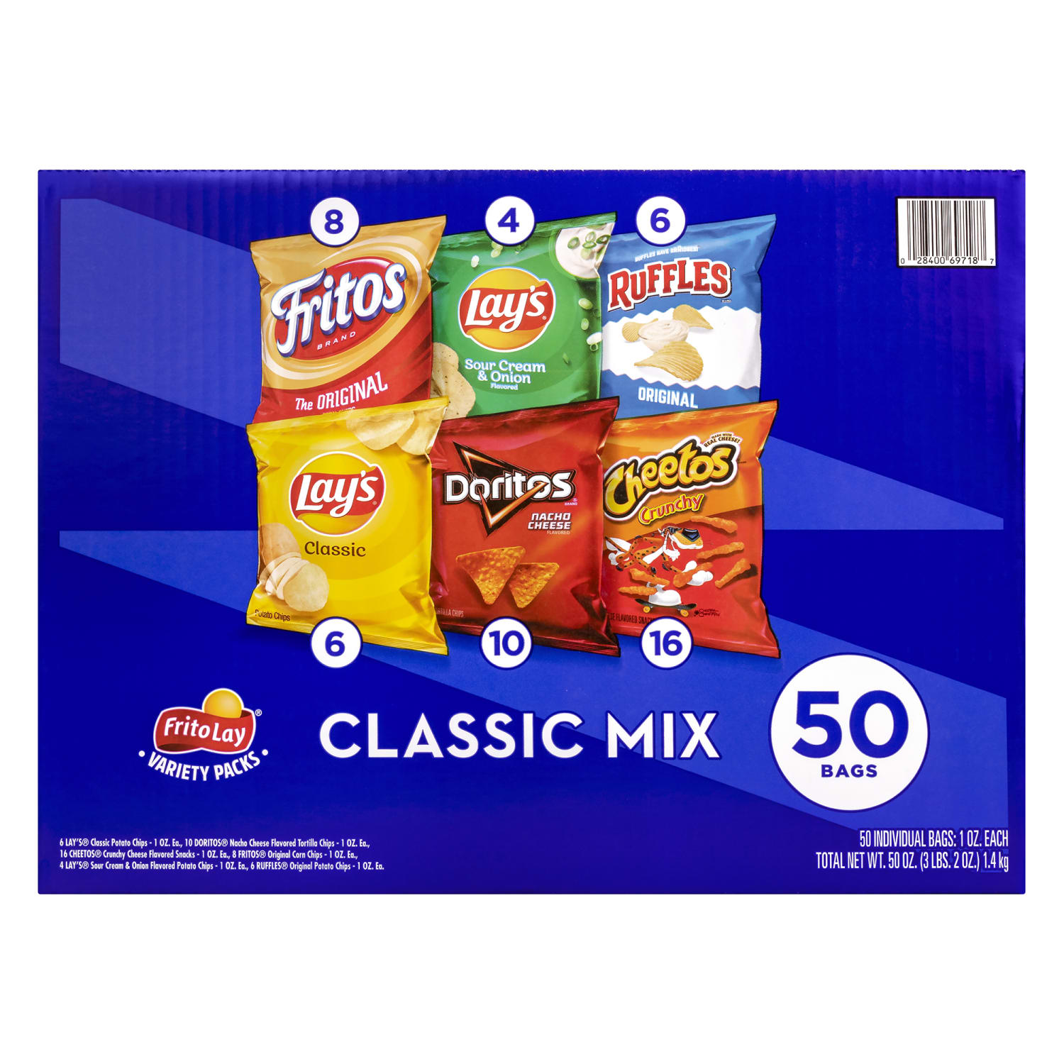Frito-Lay Classic Variety Pack, 1 Oz, Pack Of 50 Bags - Image 6