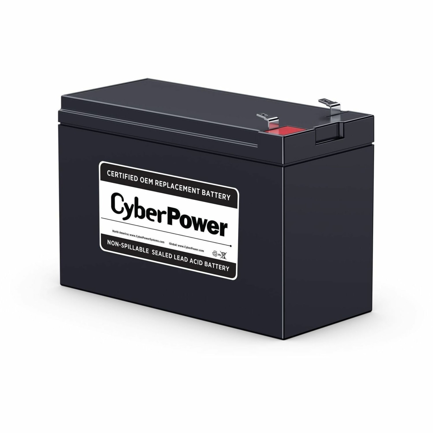 CyberPower RB1280 - UPS battery - 1 x battery - lead acid - 7.2 Ah - for AVR Series CP685AVR