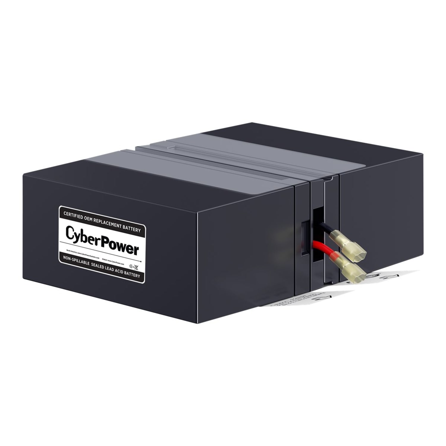 CyberPower RB1280X2D - UPS battery - 2 x battery - lead acid - 7.2 Ah - for AVR Series CP1200AVR - Image 3