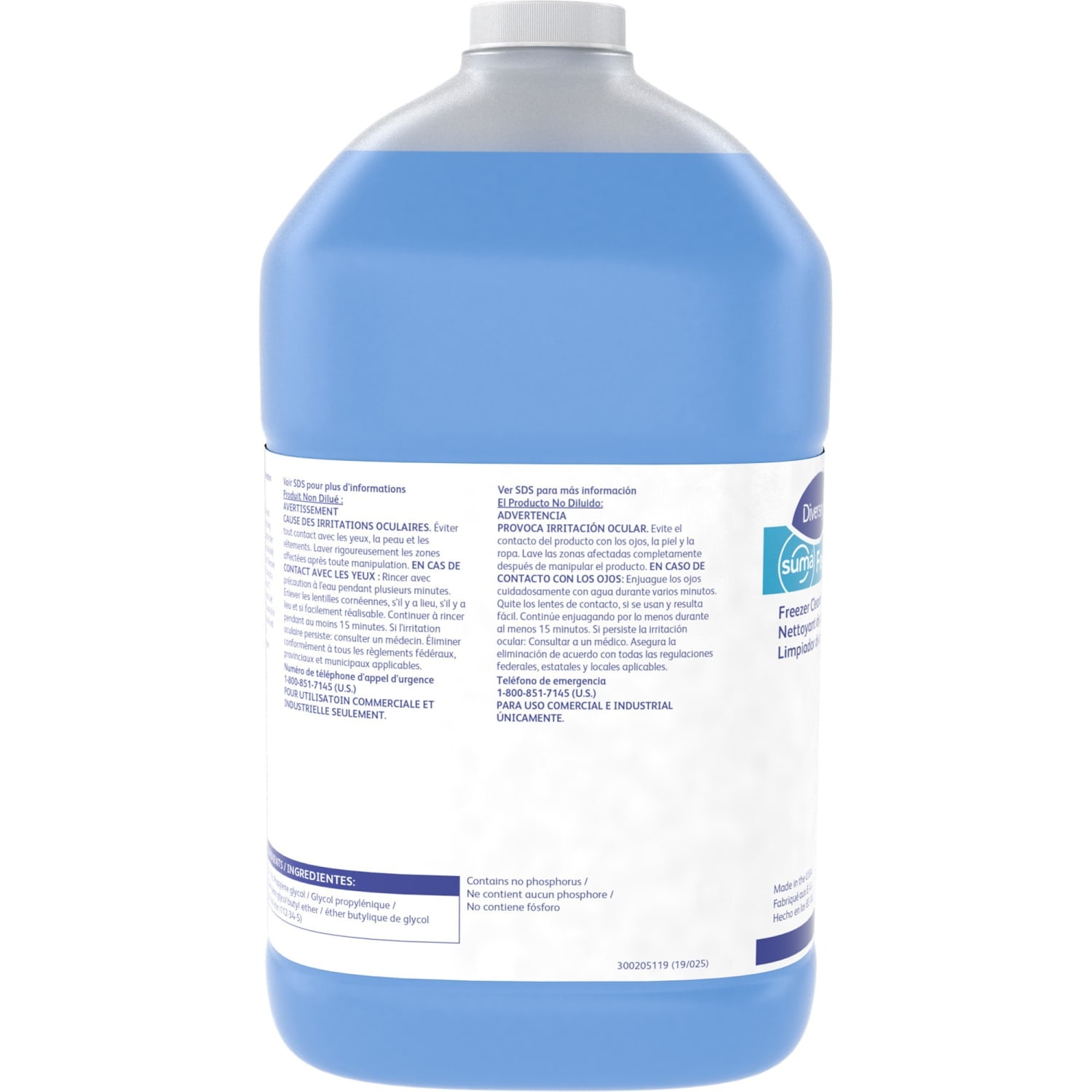 Diversey Suma Freeze D2.9 Freezer Cleaner, 128 Oz, Carton Of 4 Jugs - Image 5