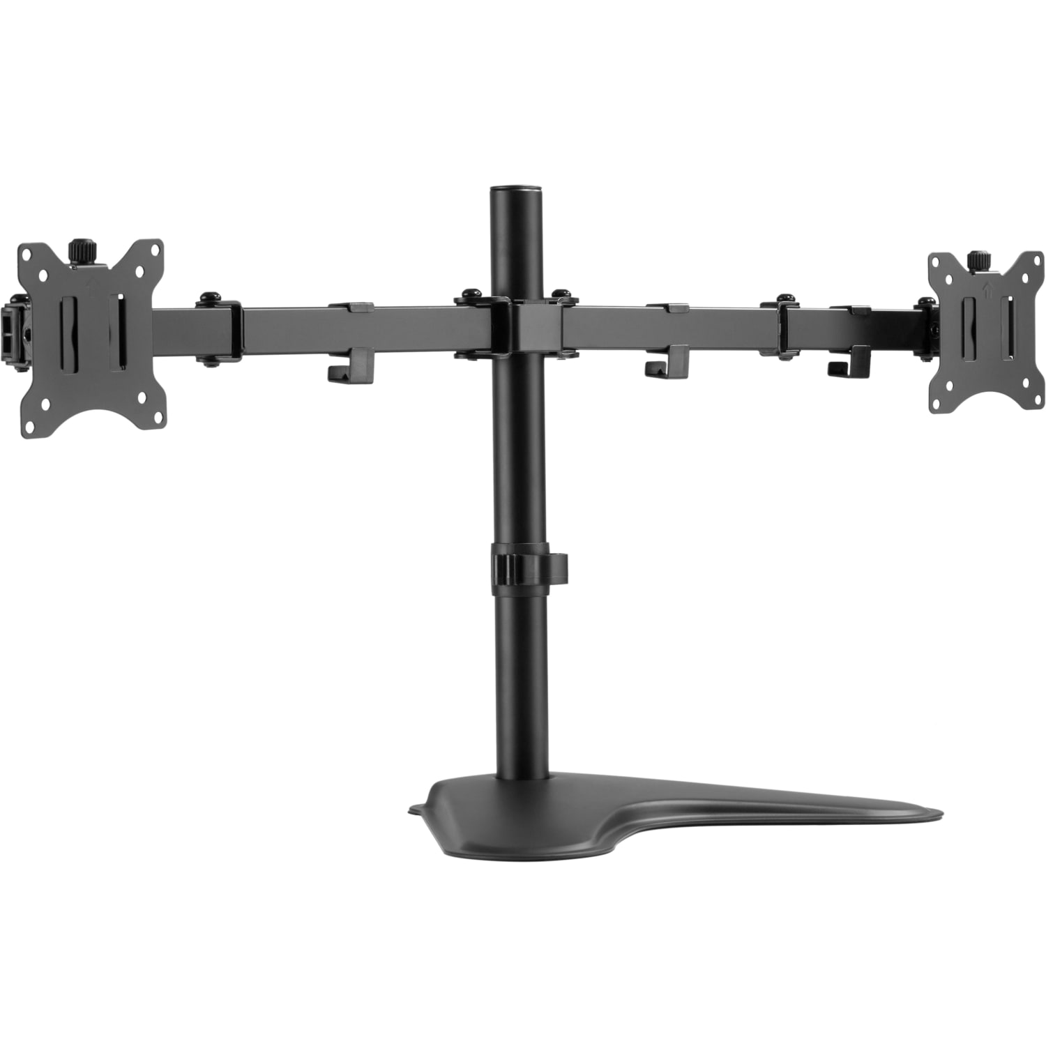 Amer Dual Articulating Arm Monitor Stand - Up to 32in Screen Support - 35.27 lb Load Capacity - Desktop - Steel