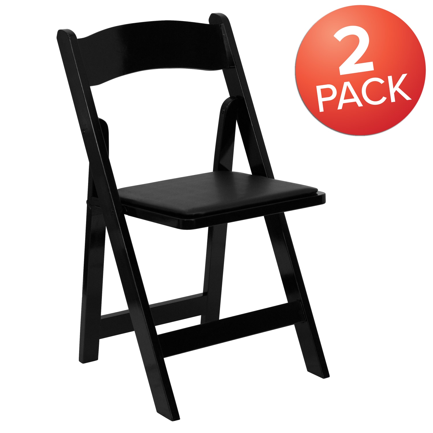 Flash Furniture HERCULES Series Wood Folding Chairs With Vinyl Padded Seats Black Pack Of 2 Chairs PopularChairscom Flash Furniture HERCULES Series Wood Folding Chairs With Vinyl Padded Seats Black Pack Of 2 Chairs PopularChairscom