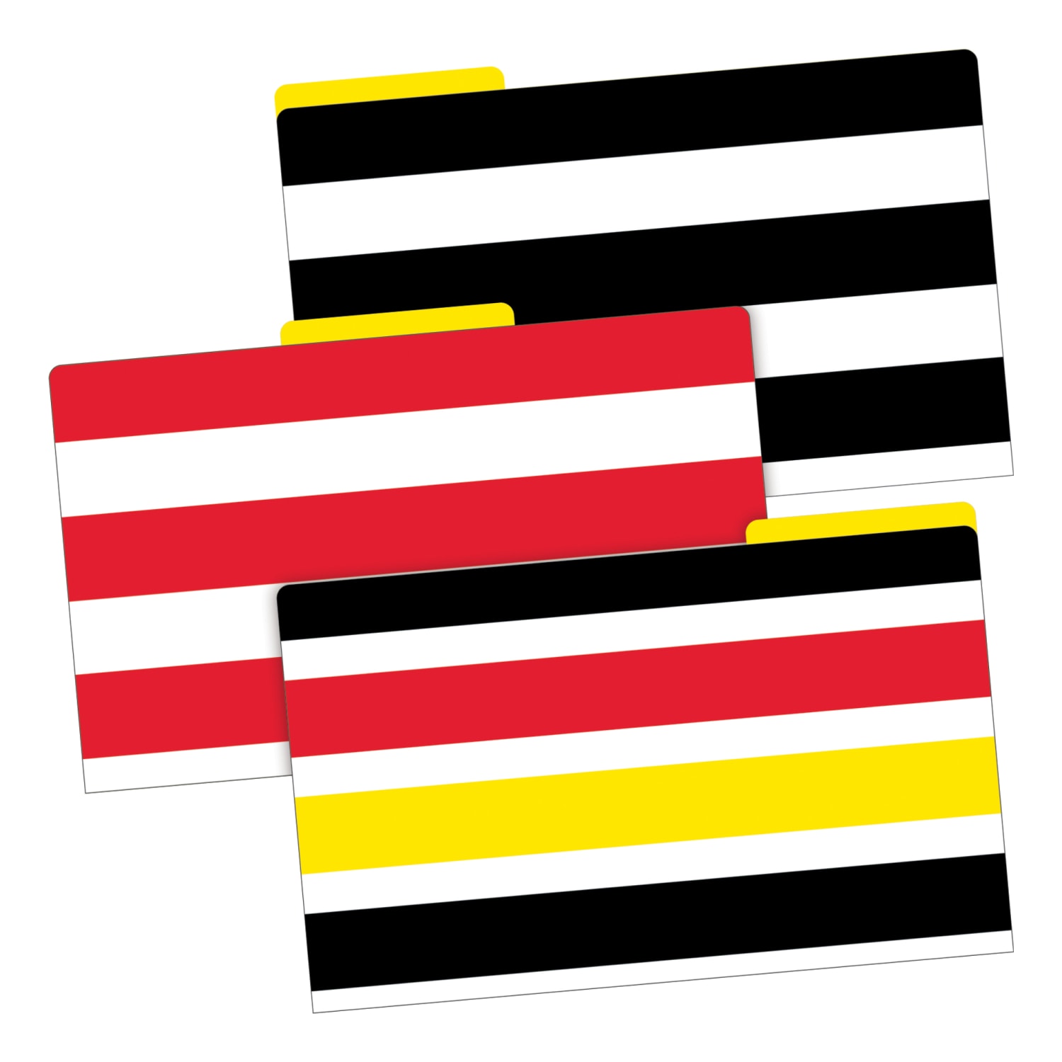 Barker Creek Tab File Folders, Legal Size, Wide Stripes, Pack Of 18 Folders - Image 3