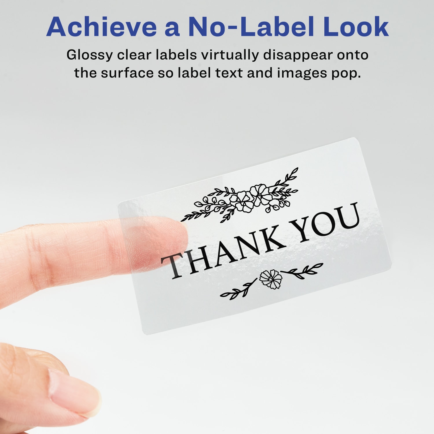 Avery Glossy Permanent Labels, 6522, Shipping, 2in x 4in, Clear, Pack Of 100 - Image 3