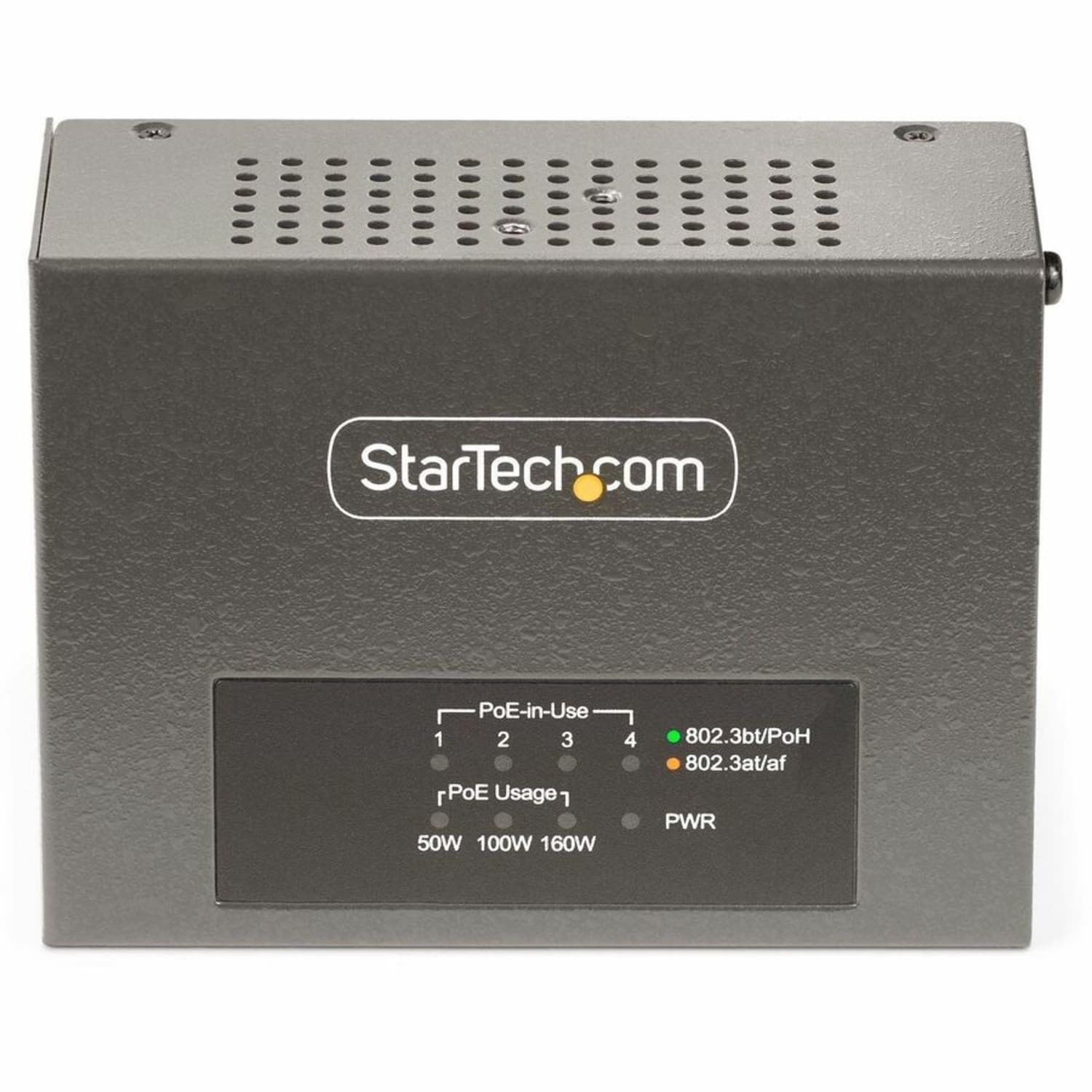 StarTech.com 4-Port Multi-Gigabit PoE++ Injector, 5/2.5/1G Ethernet (NBASE-T), PoE/PoE+/PoE++ (802.3af/802.3at/802.3bt), 160W Power Budget - Image 6