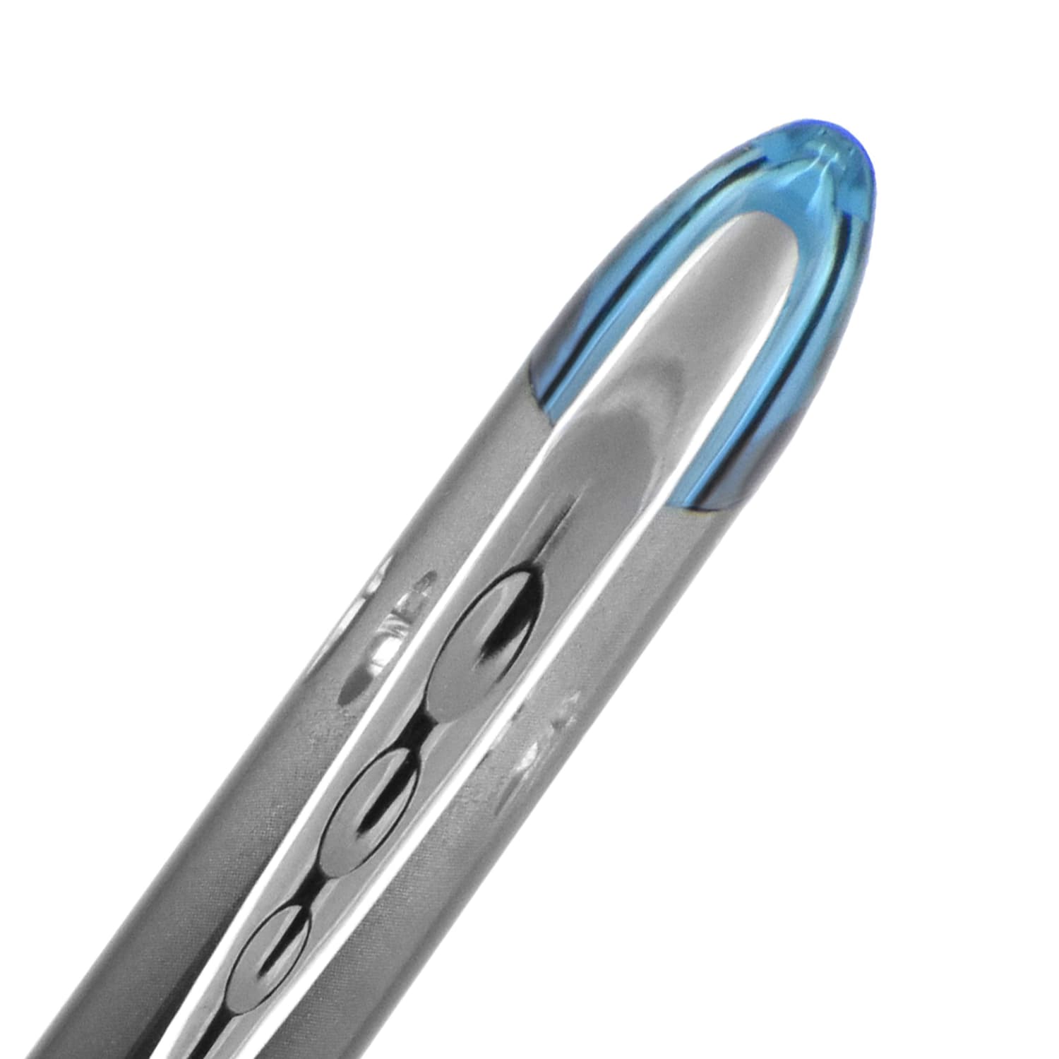Uni-Ball Vision Elite Rollerball Pen, Fine Point, 0.5 mm, Blue/Dark Gray Barrel, Black Ink - Image 6