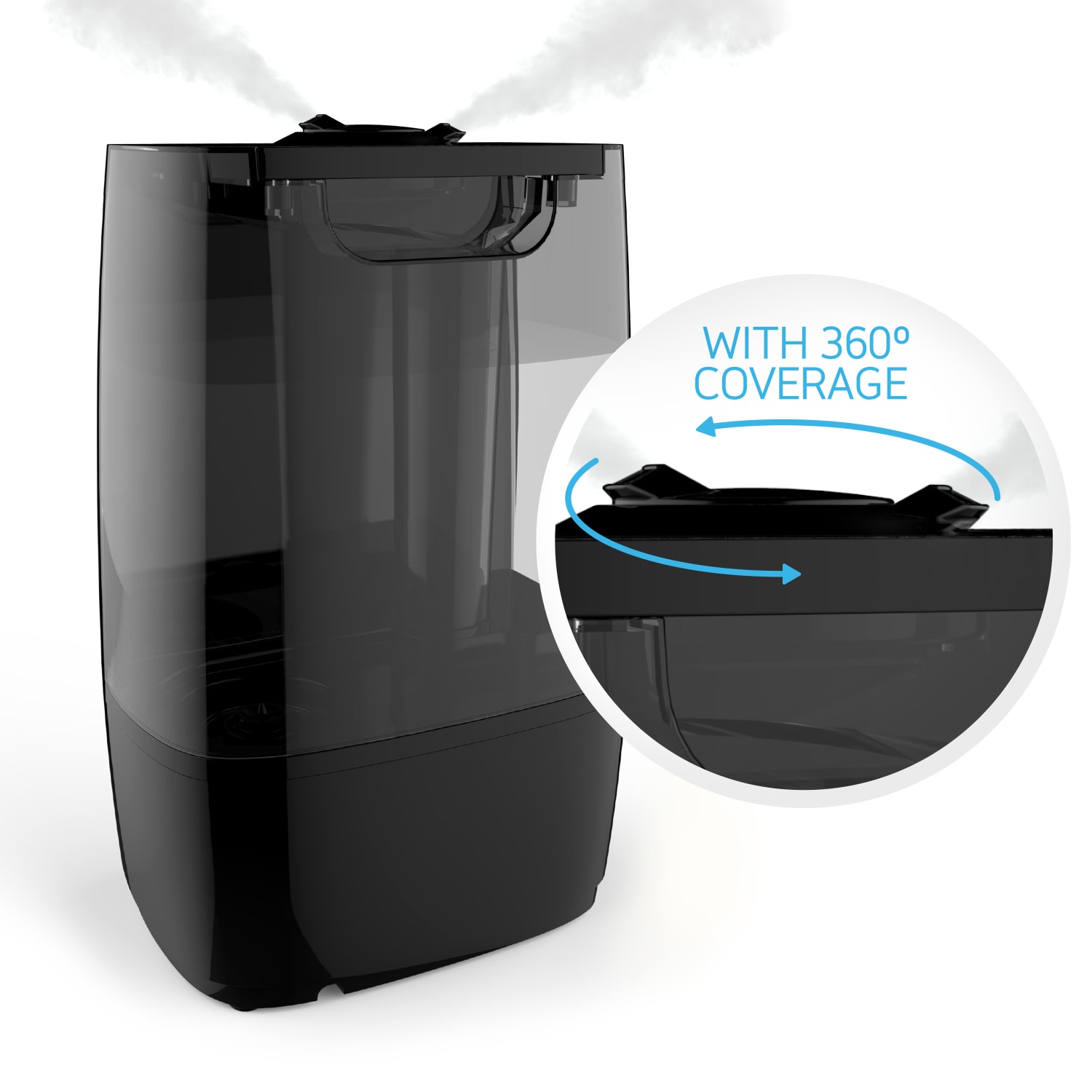 Pure Enrichment HumeXL Ultrasonic Cool Mist Humidifier, 15inH x 6inW x 9inD - Image 3