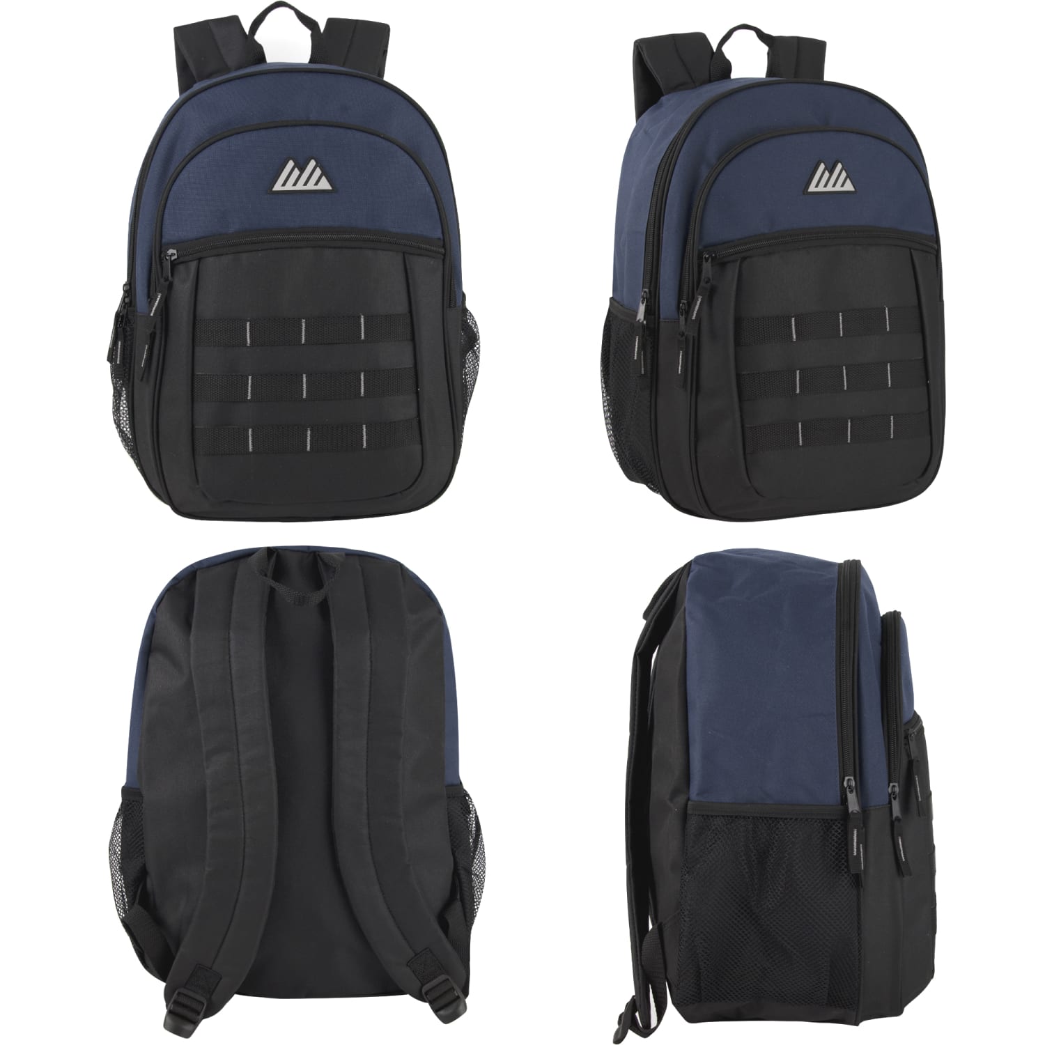 Summit Ridge Daisy Chain Backpacks, Black/Navy, Total Qty 24 - Image 4