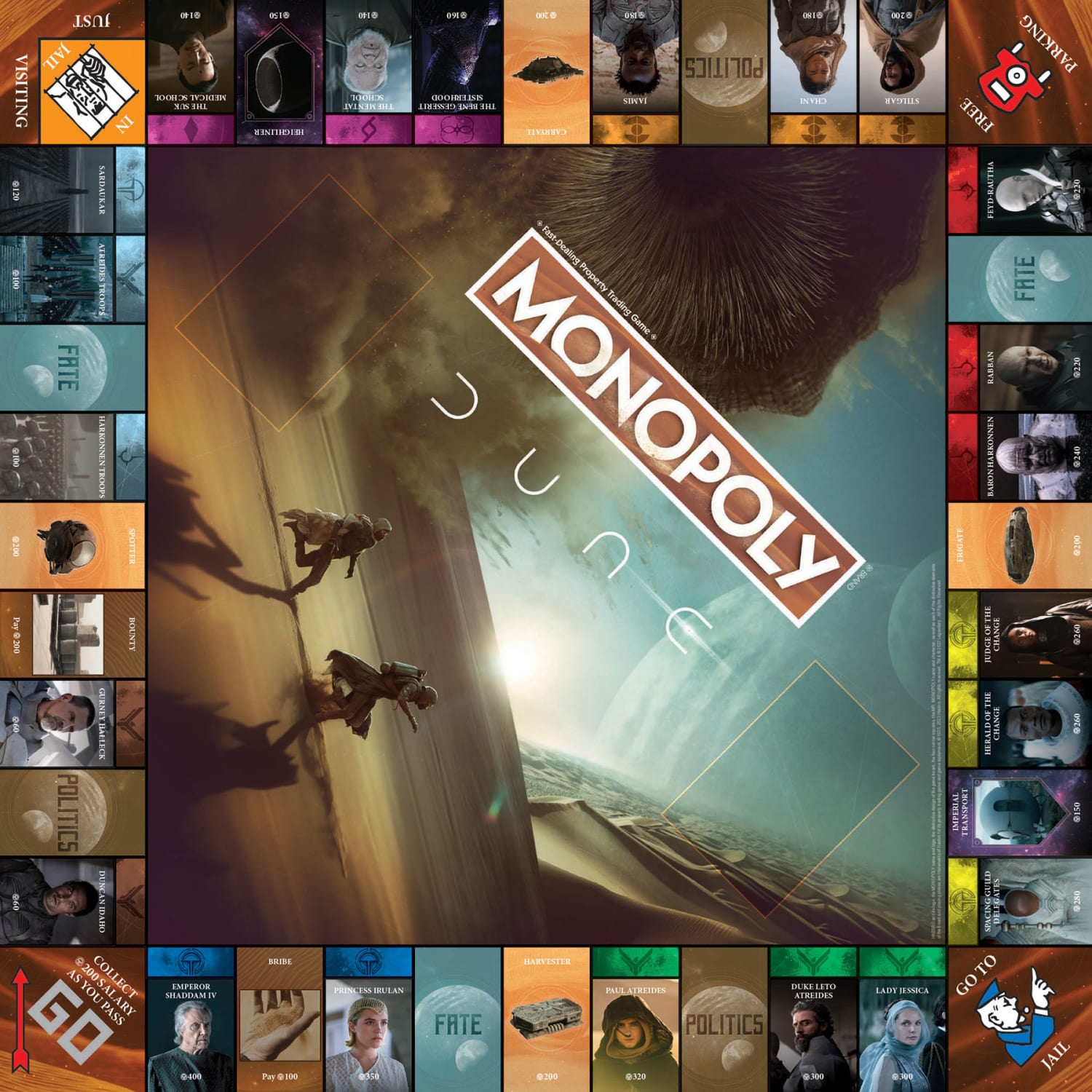 USAopoly MONOPOLY: Dune Board Game - Image 6