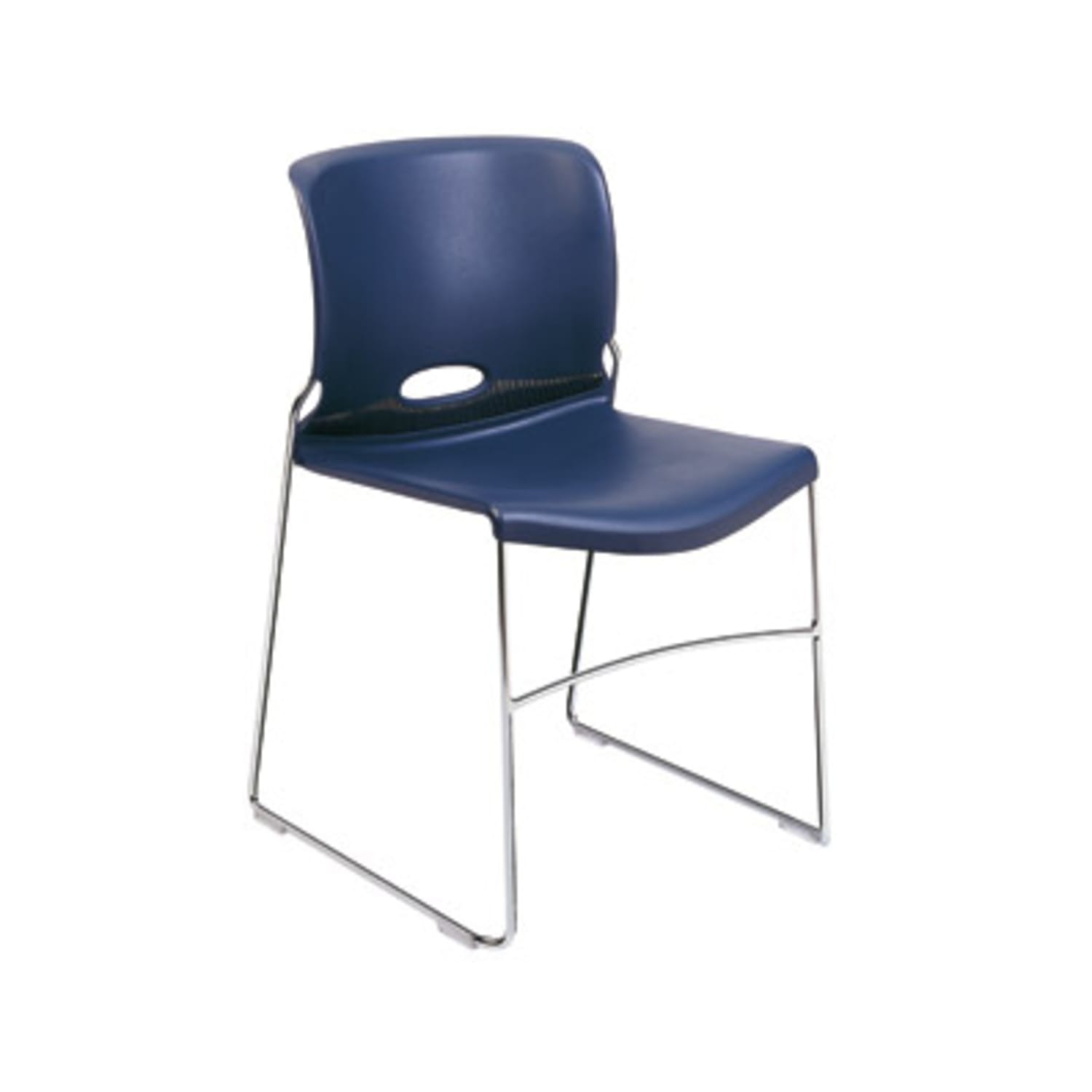 HON Olson Stacker Chairs 30 58inH x 19 18inW x 21 58inD Blue Set Of 4 PopularChairscom