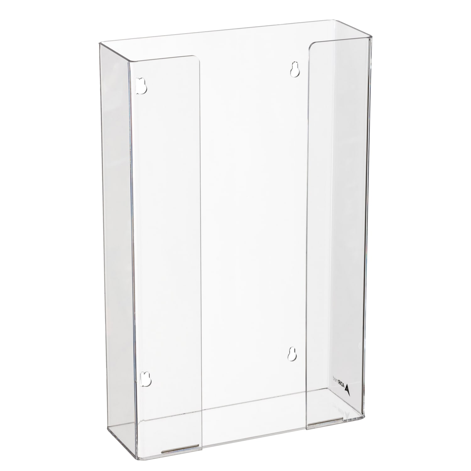 Alpine AdirMed Triple Box Capacity Acrylic Glove Dispensers, 16-1/8inH x 10-1/4inW x 3-1/2inD, Clear, Pack Of 2 Dispensers - Image 3