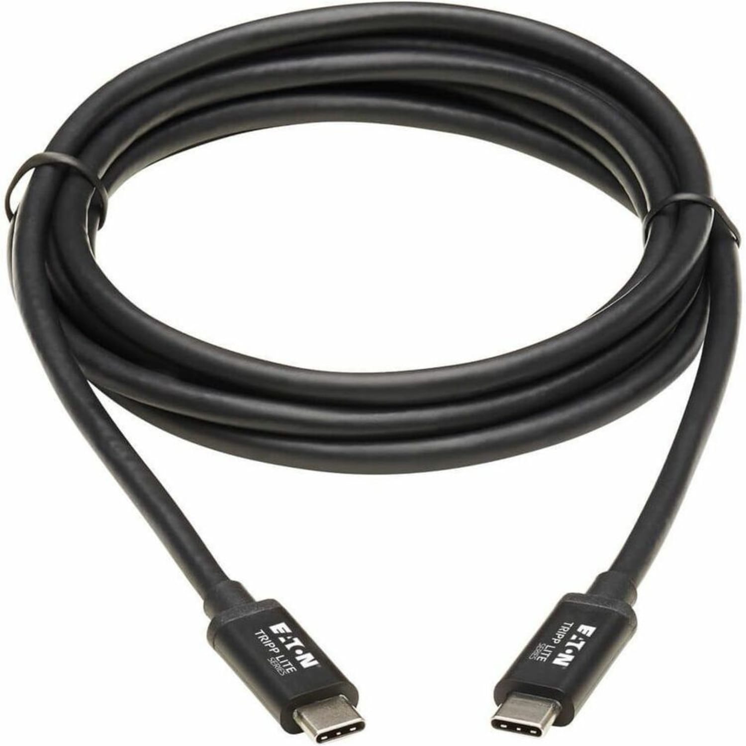 Tripp Lite Thunderbolt 3 Cable 20 Gbps Passive 5A 100W PD 4K USB C M/M 1M - First End: 1x USB Type C Male Thunderbolt 3 - MTB301M5AB - Image 4