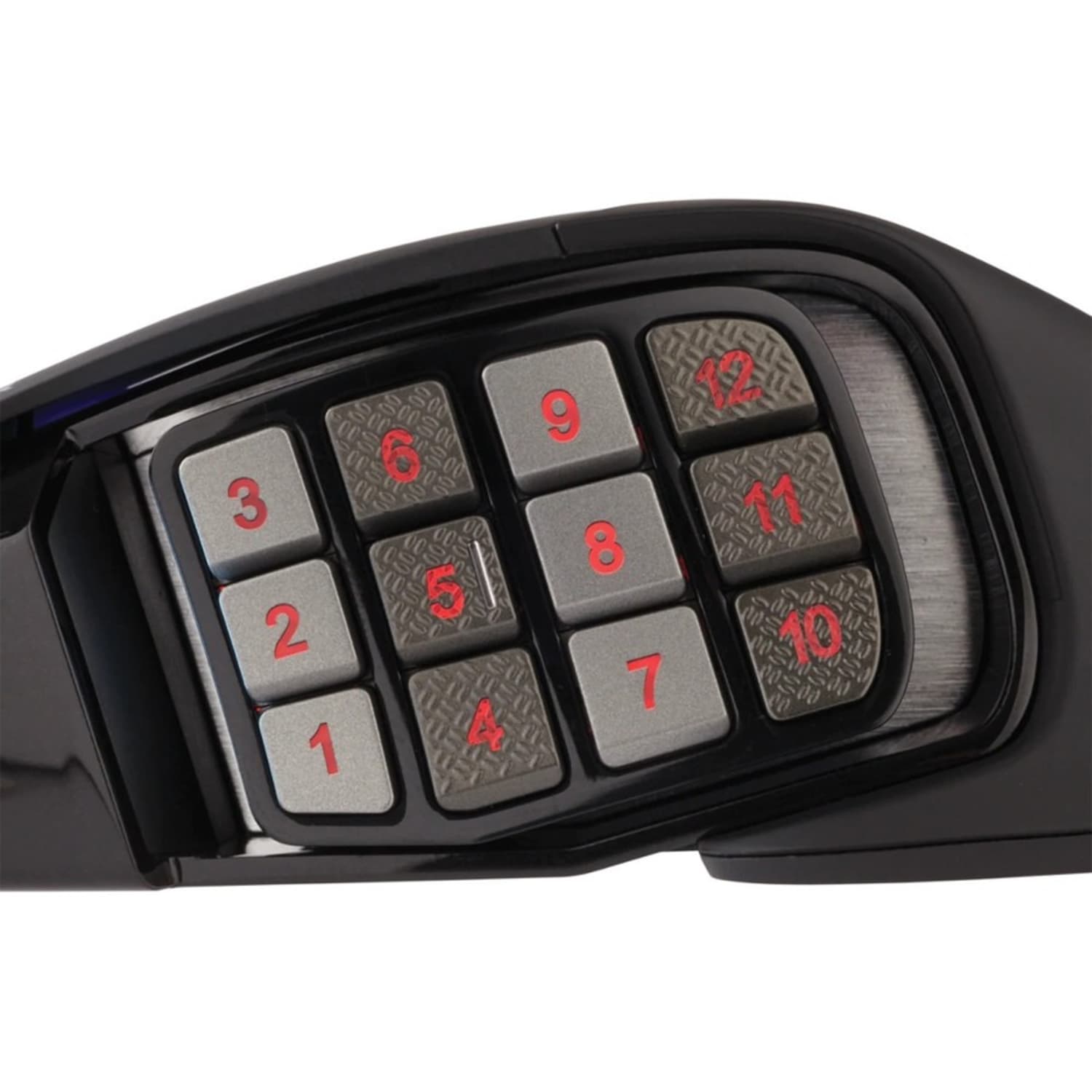 Corsair Scimitar RGB Elite Gaming Mouse - Optical - Cable - 18000 dpi - Scroll Wheel - 17 Button(s) - Image 4