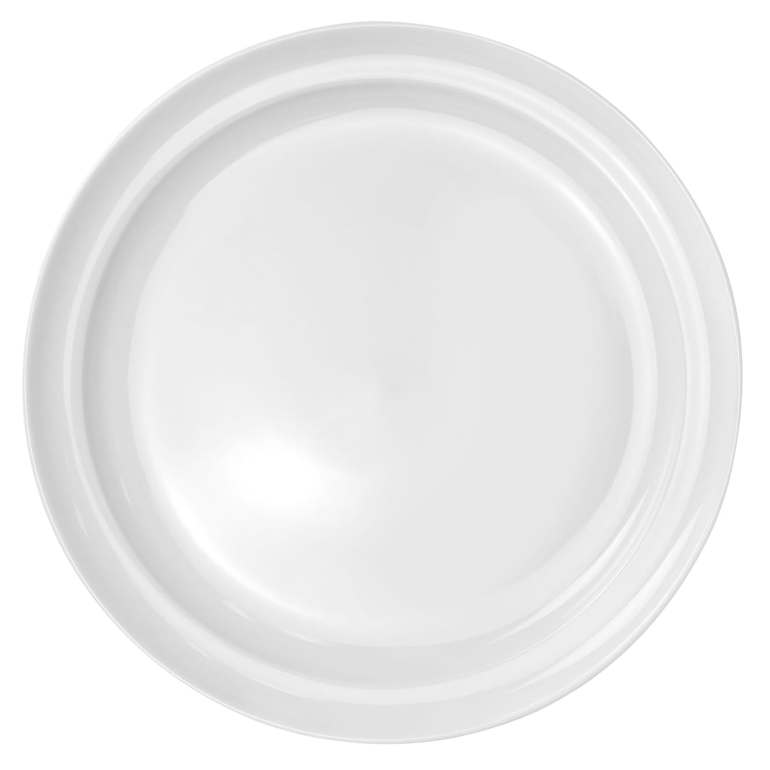 Martha Stewart 6-Piece Fine Ceramic Dinner Plate Set, 10-13/16in, White - Image 5