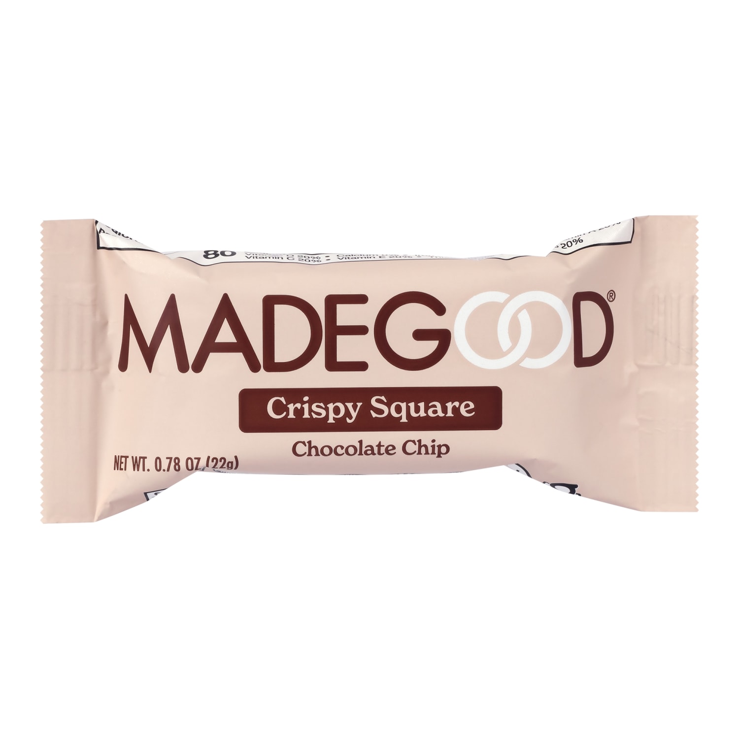 Madegood Chocolate Chip Crispy Squares, 0.78 Oz, 6 Bags Per Pack, Case Of 6 Packs - Image 4