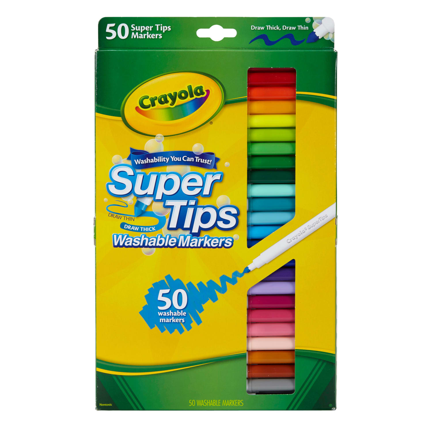 Crayola Super Tips Washable Markers, 50 Per Box, Set Of 2 Boxes - Image 4